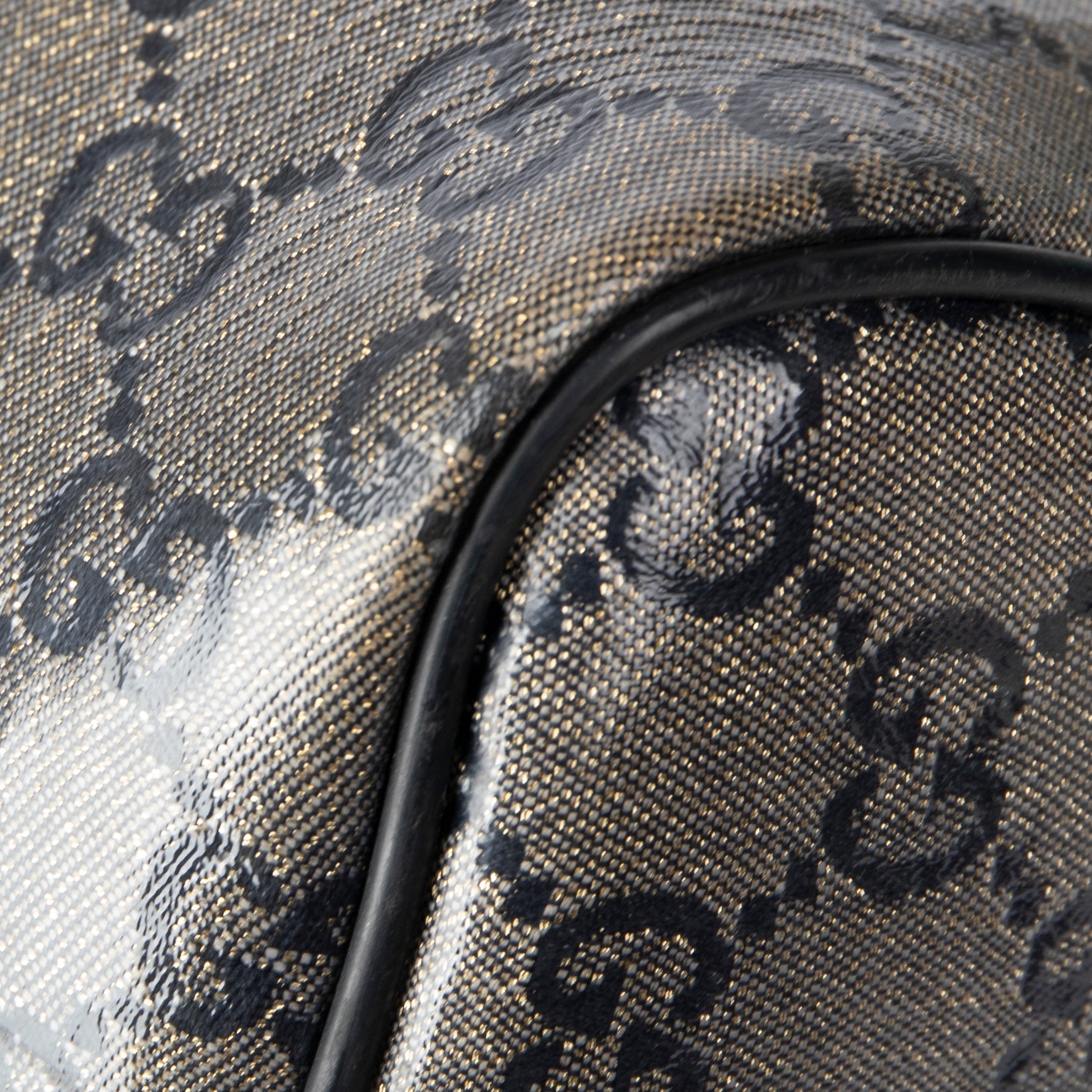 Gucci Medium GG Crystal Joy Boston Bag w/ Strap