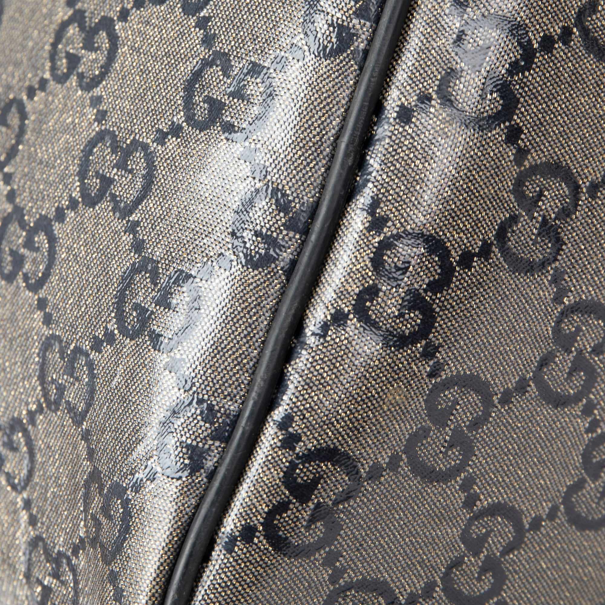 Gucci Medium GG Crystal Joy Boston Bag w/ Strap