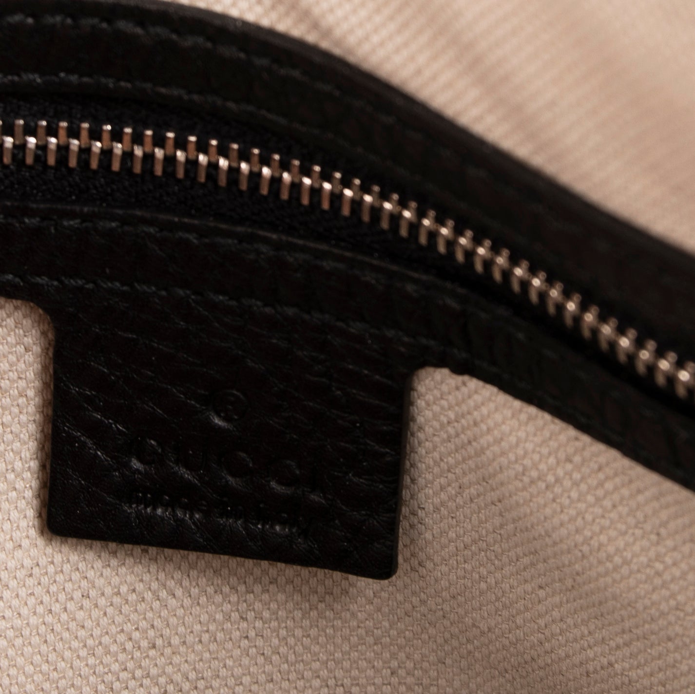 Gucci Medium GG Signature Leather Techno Boston Bag