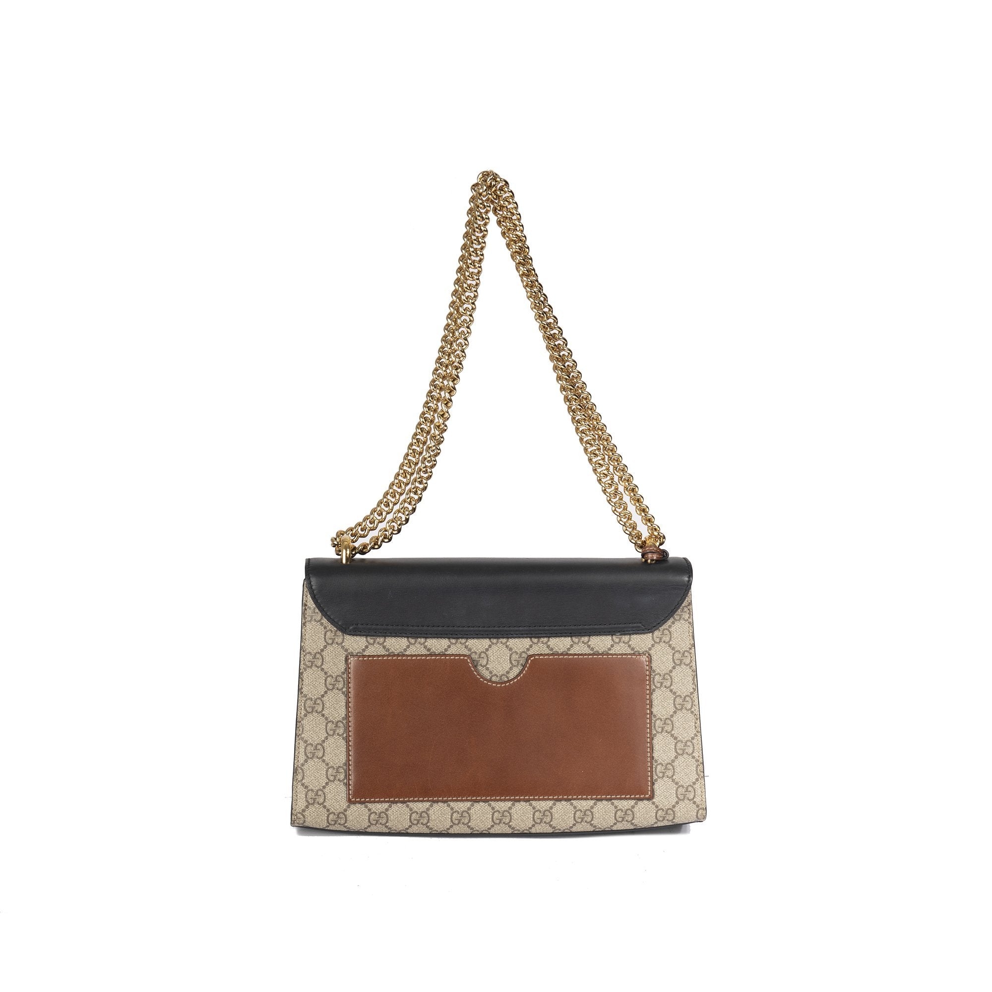 Gucci Medium GG Supreme Padlock Shoulder Bag