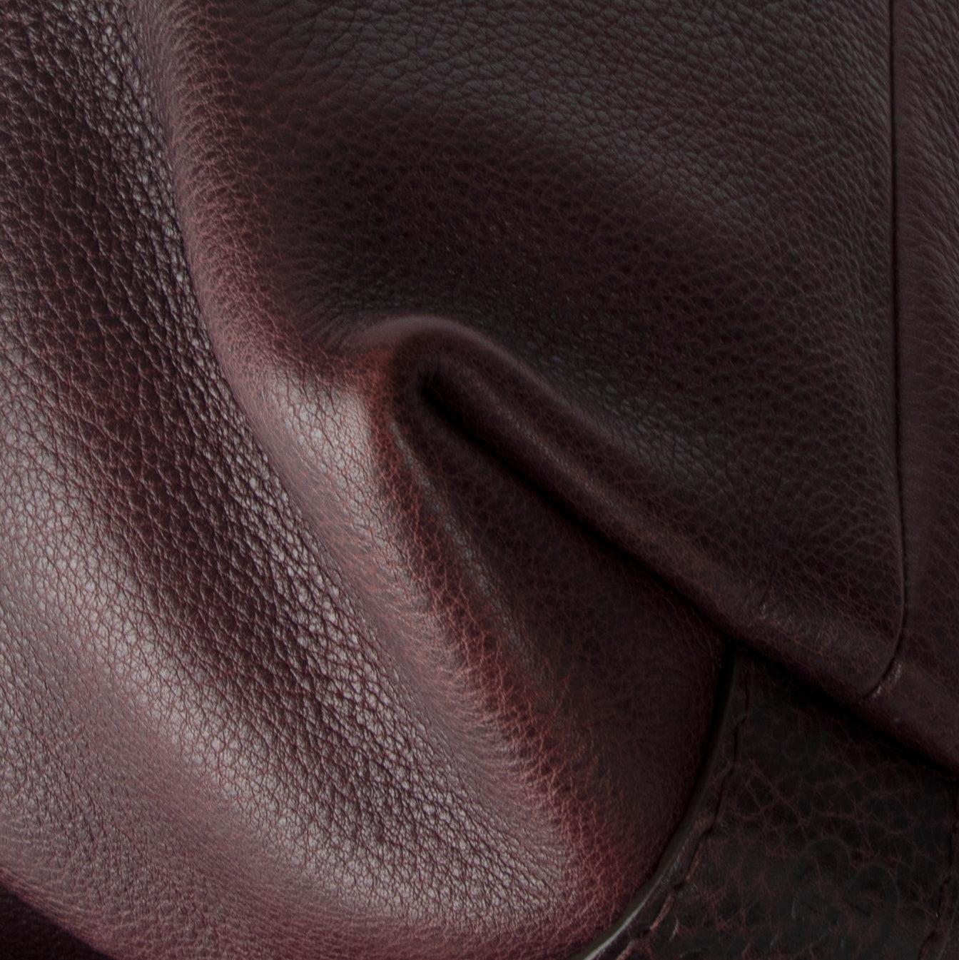 Gucci Medium Leather Bamboo Bar Tote