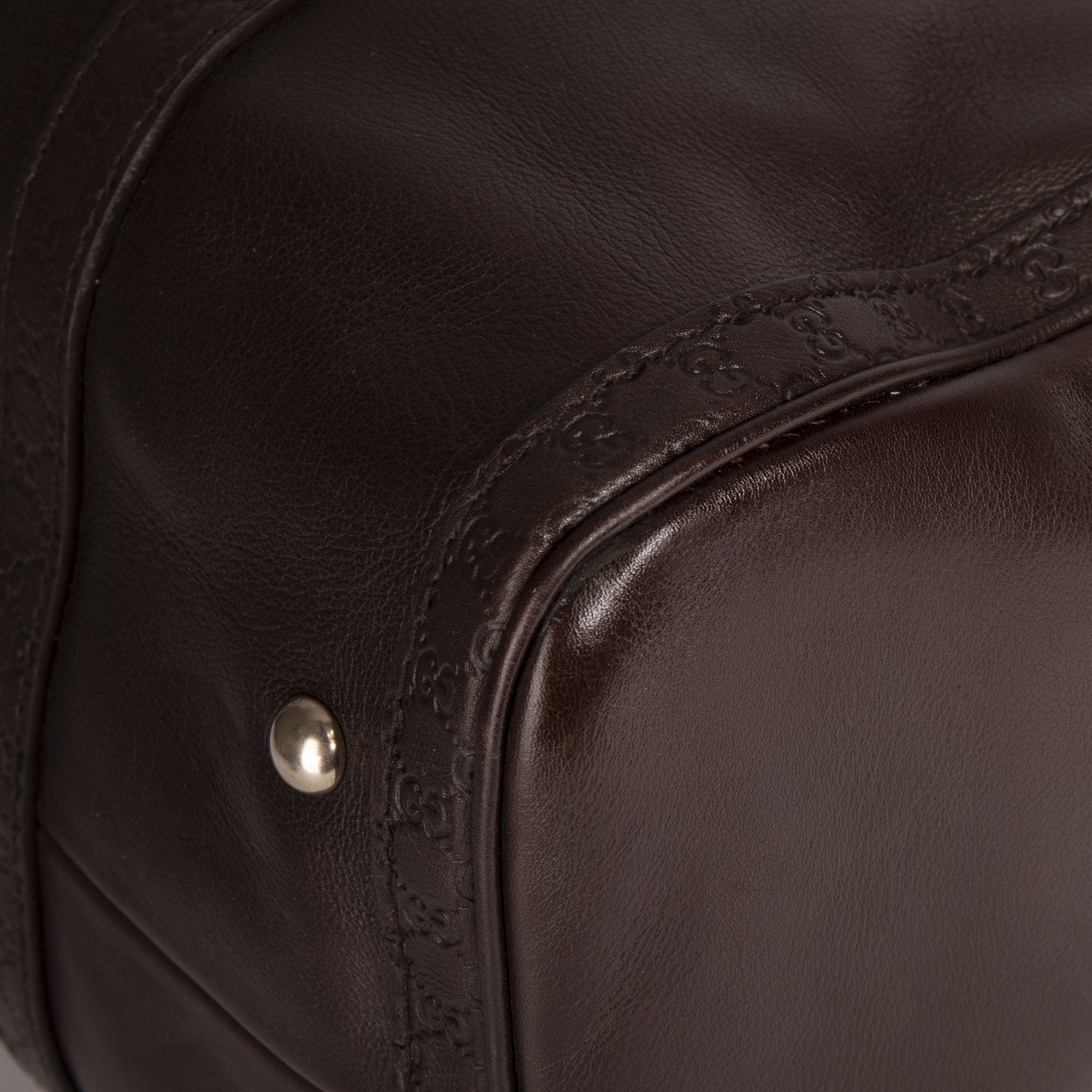 Gucci Medium Leather Joy Boston Bag w/ Strap