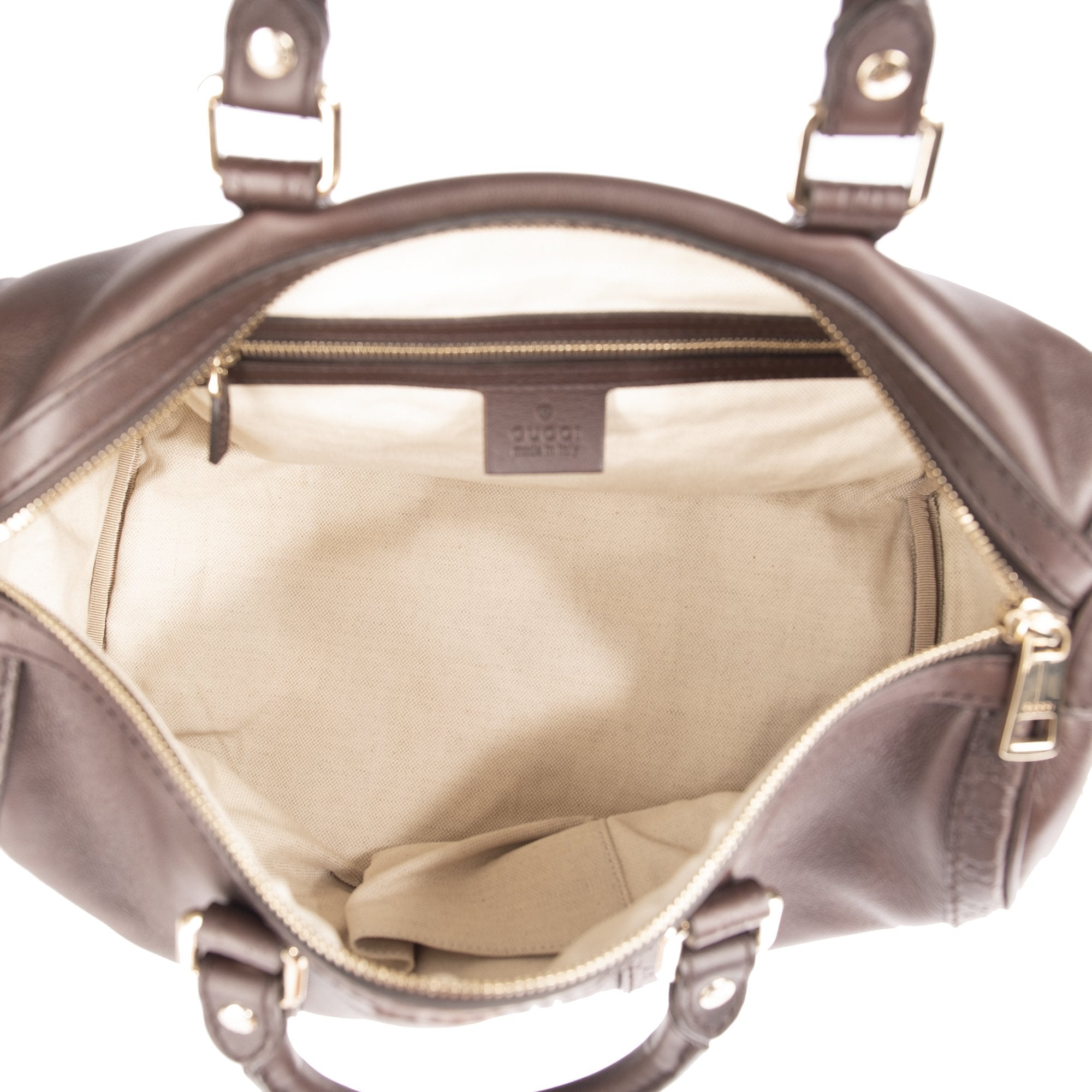 Gucci Medium Leather Joy Boston Bag w/ Strap