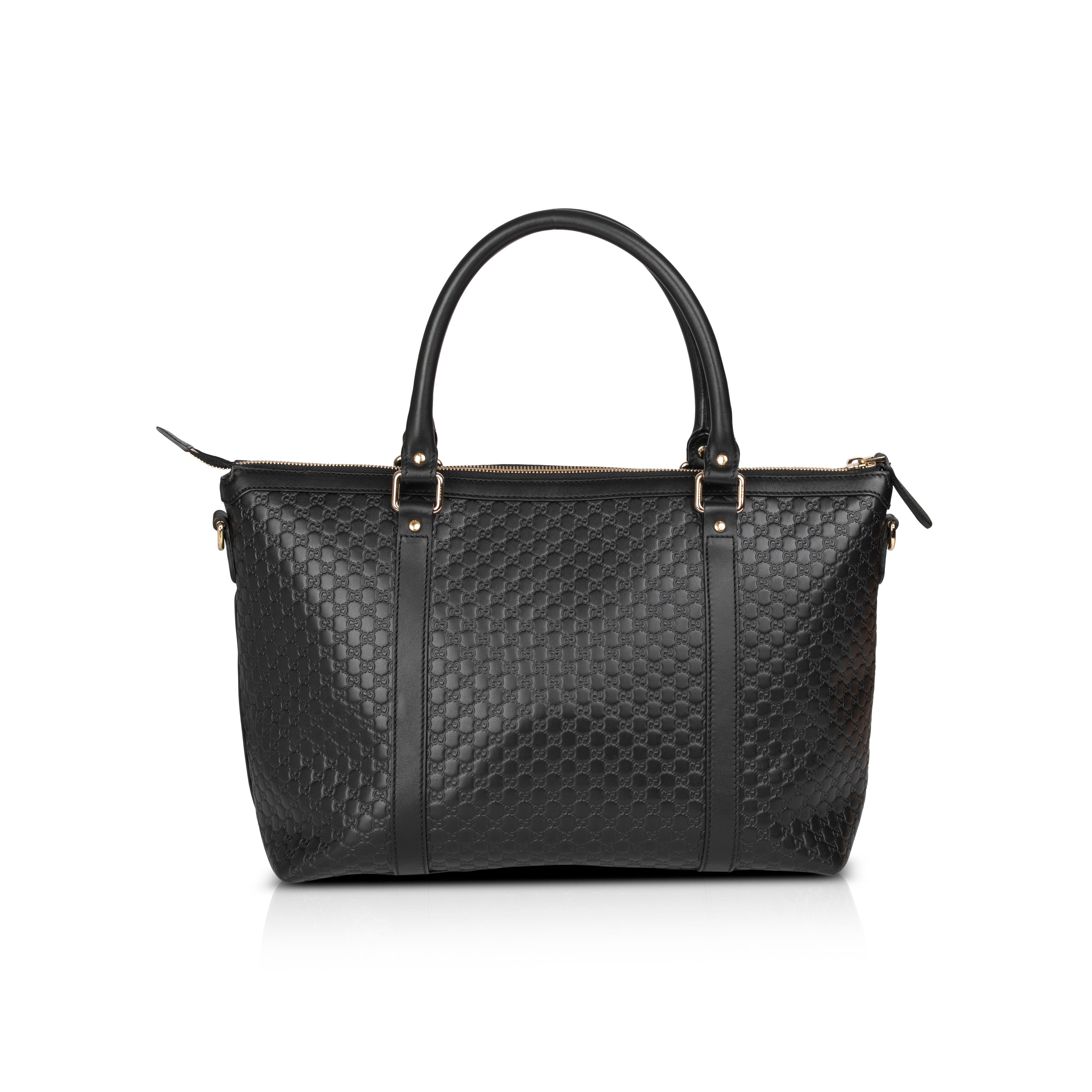 Gucci Medium Microguccissima Leather Convertible Satchel