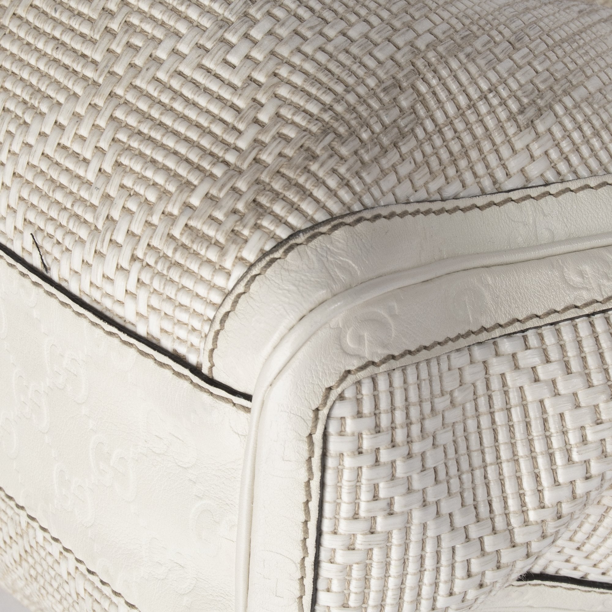 Gucci Medium Raffia Diamante Sukey Tote