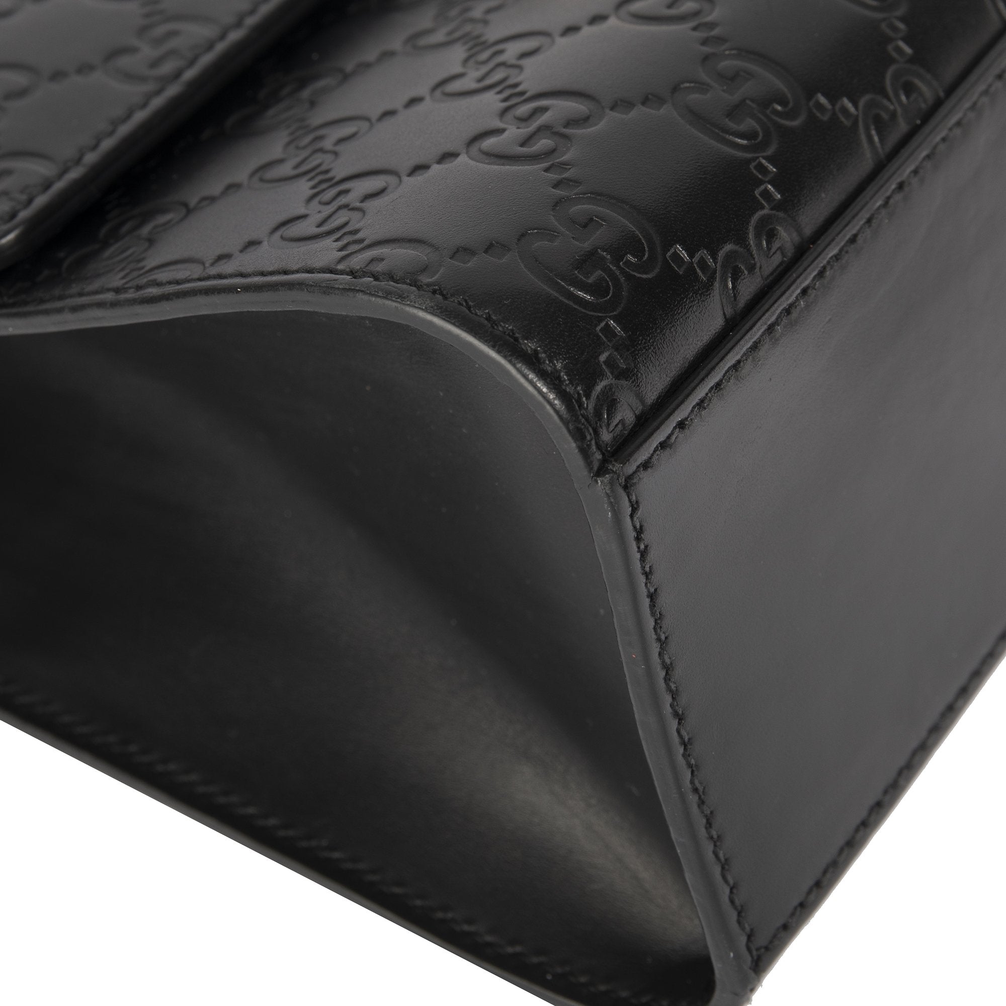 Gucci Medium Signature Padlock Shoulder Bag w/ Box