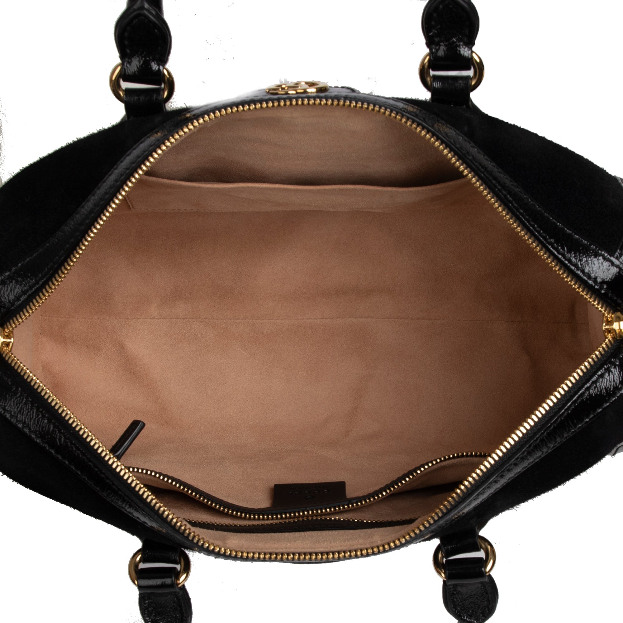 Gucci Medium Suede Ophidia Web Boston Bag