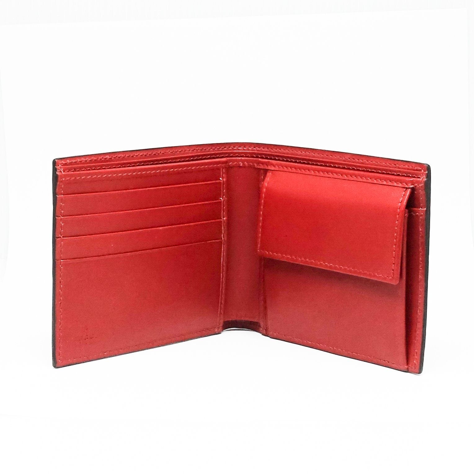 Gucci Men's Red Signature Web Wallet