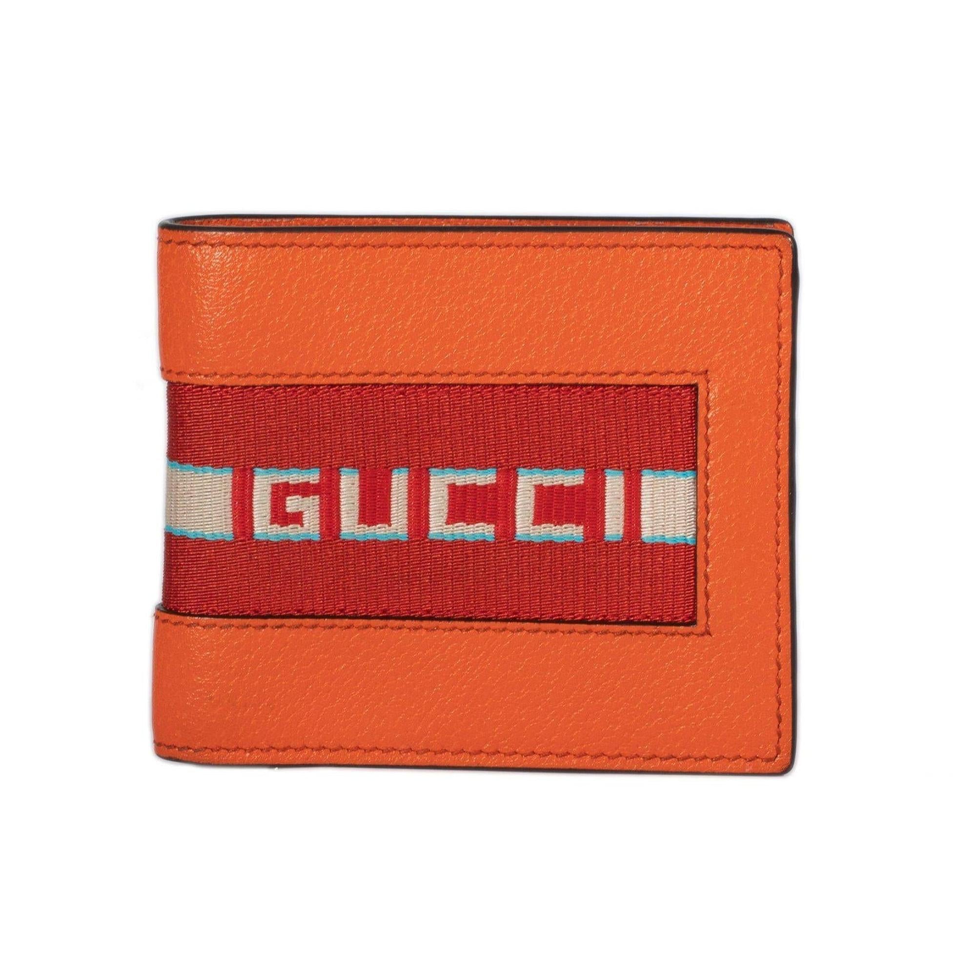 Gucci Men's Stripe Leather Wallet