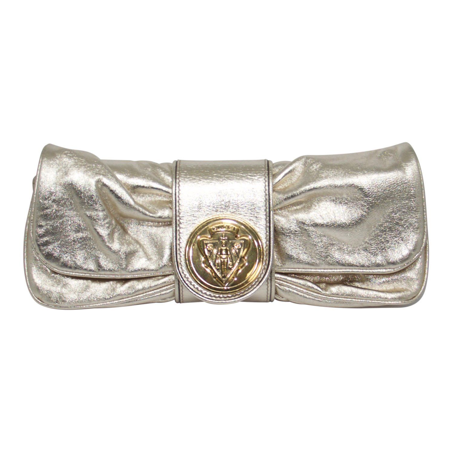 Gucci Metallic Gold Hysteria Clutch