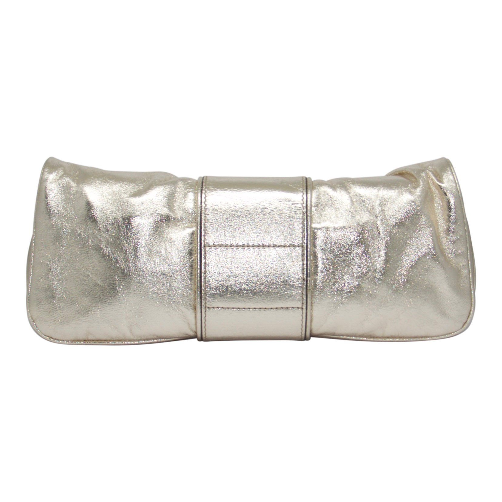 Gucci Metallic Gold Hysteria Clutch