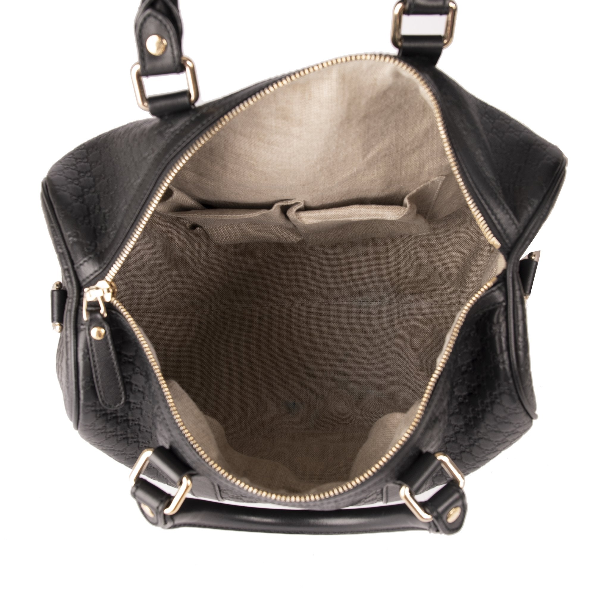 Gucci Microguccissima Boston Bag w/ Box