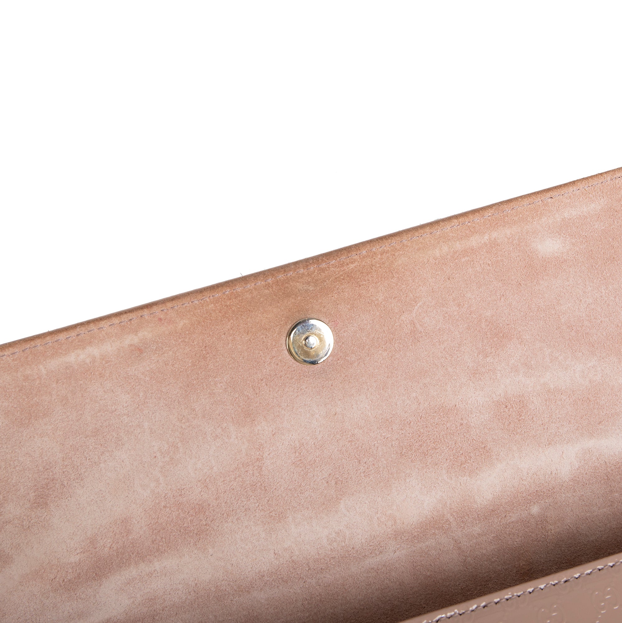 Gucci Microguccissima Patent Leather Broadway Clutch