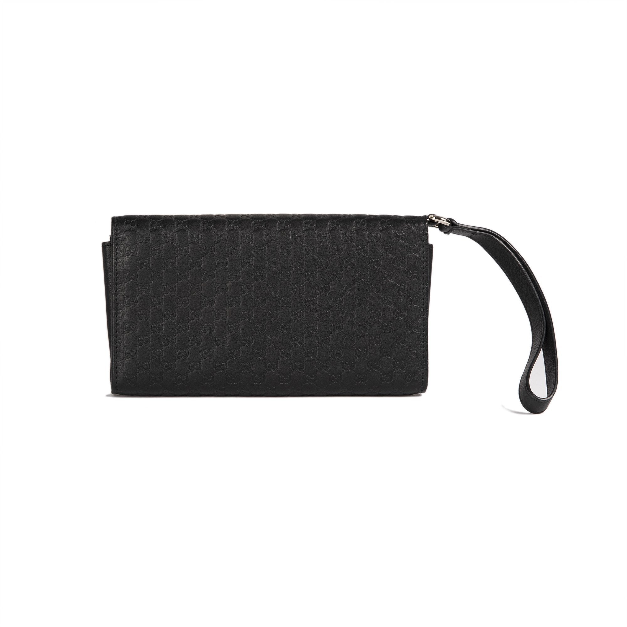 Gucci Microguccissima Travel Wristlet Wallet