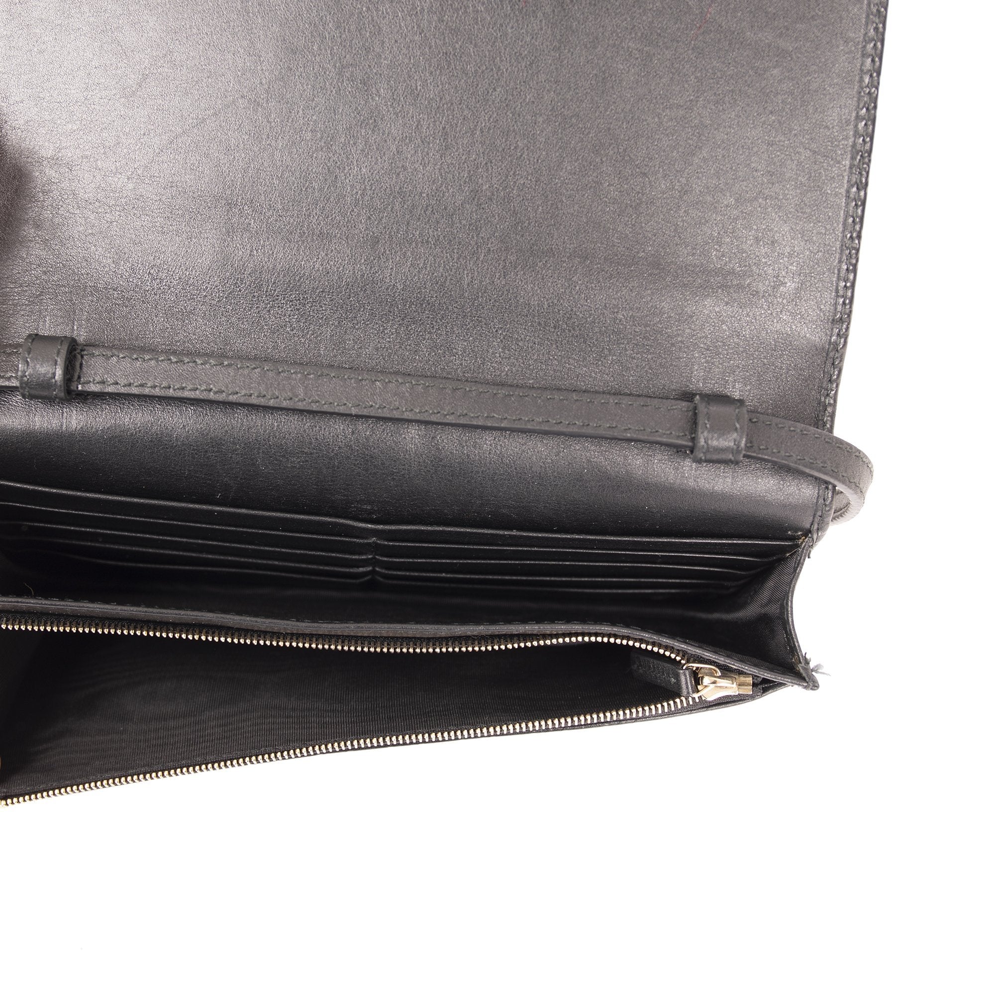 Gucci Microguccissima Wallet on Strap w/ Box