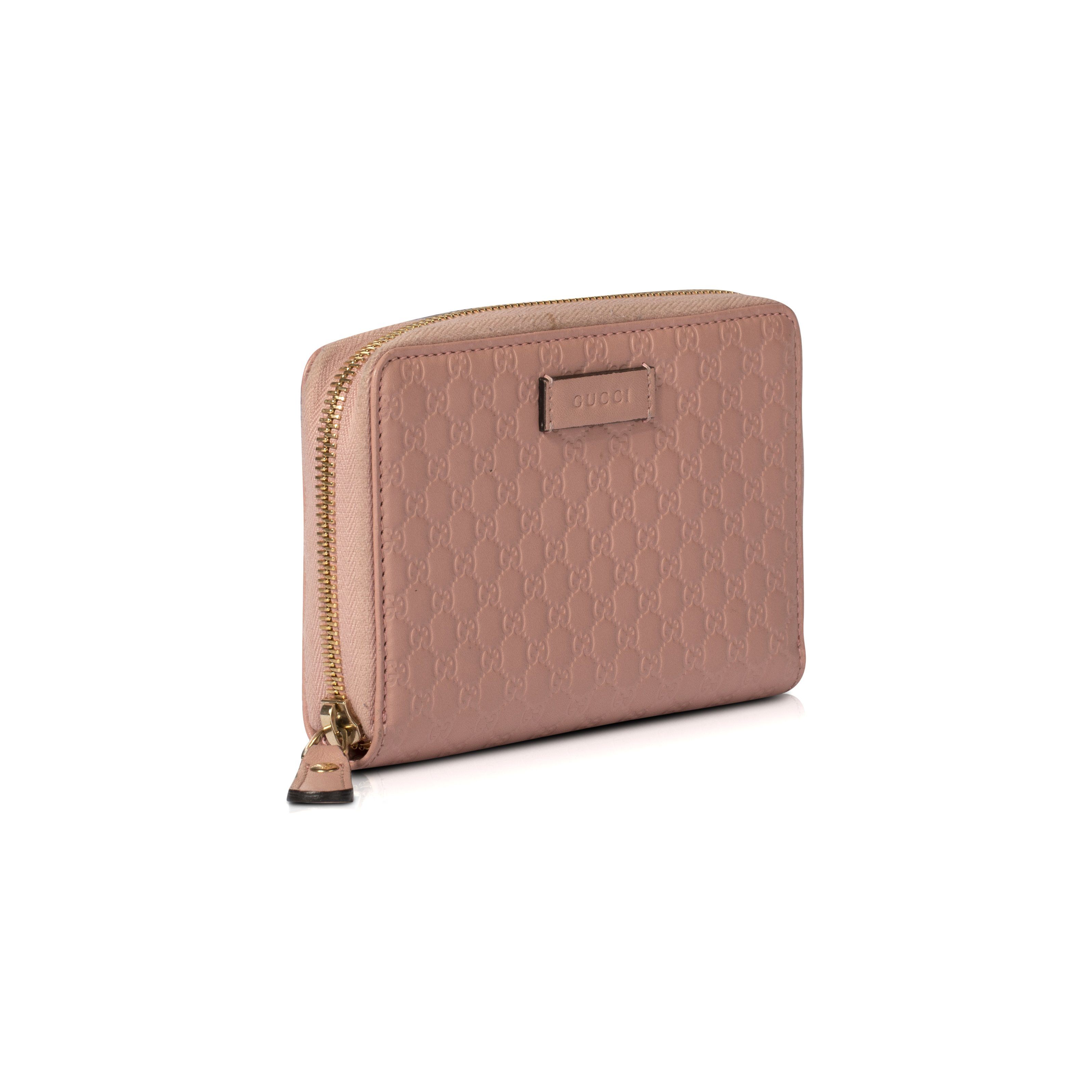 Gucci Microguccissima Zip Around Wallet