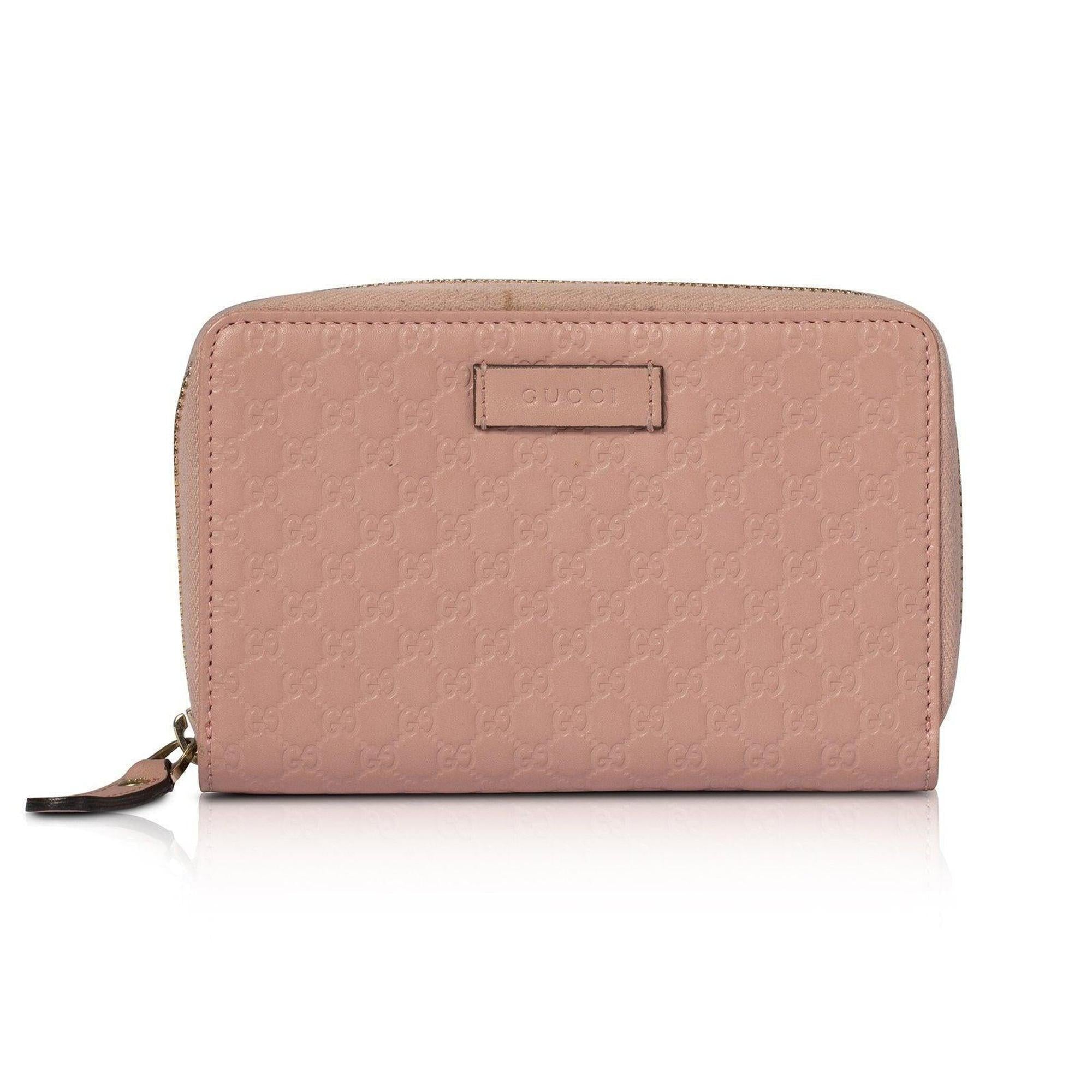 Gucci Microguccissima Zip Around Wallet