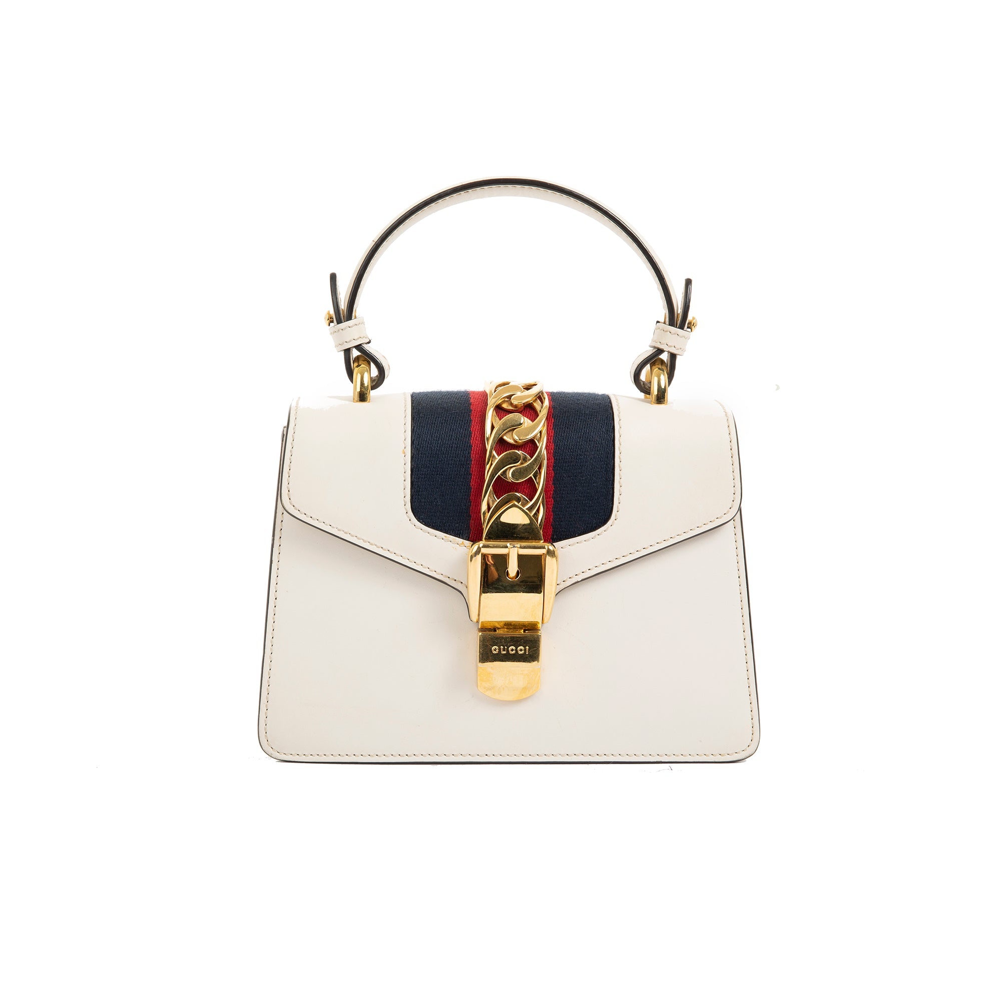 Gucci Mini Sylvie Handle Bag w/ Strap