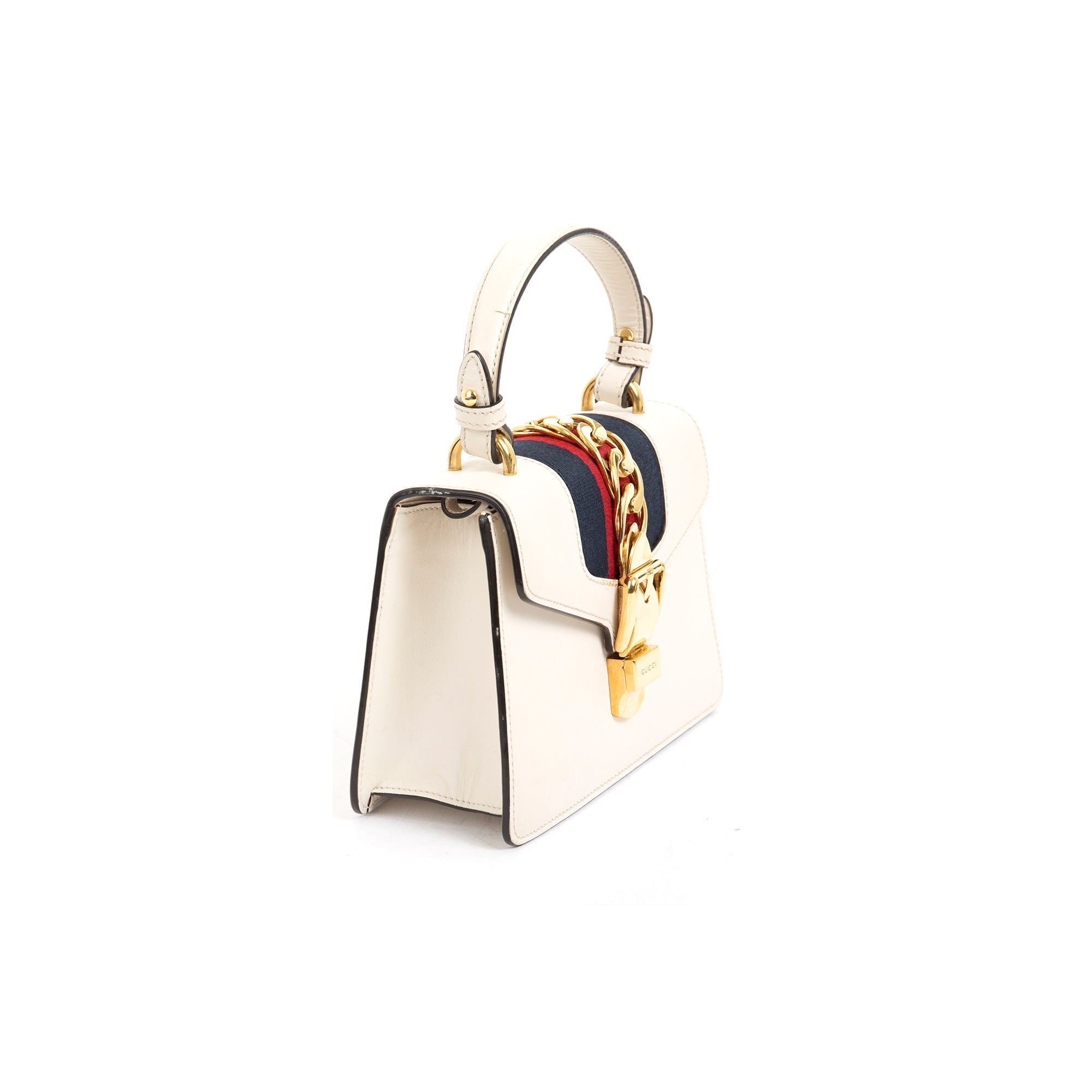 Gucci Mini Sylvie Handle Bag w/ Strap