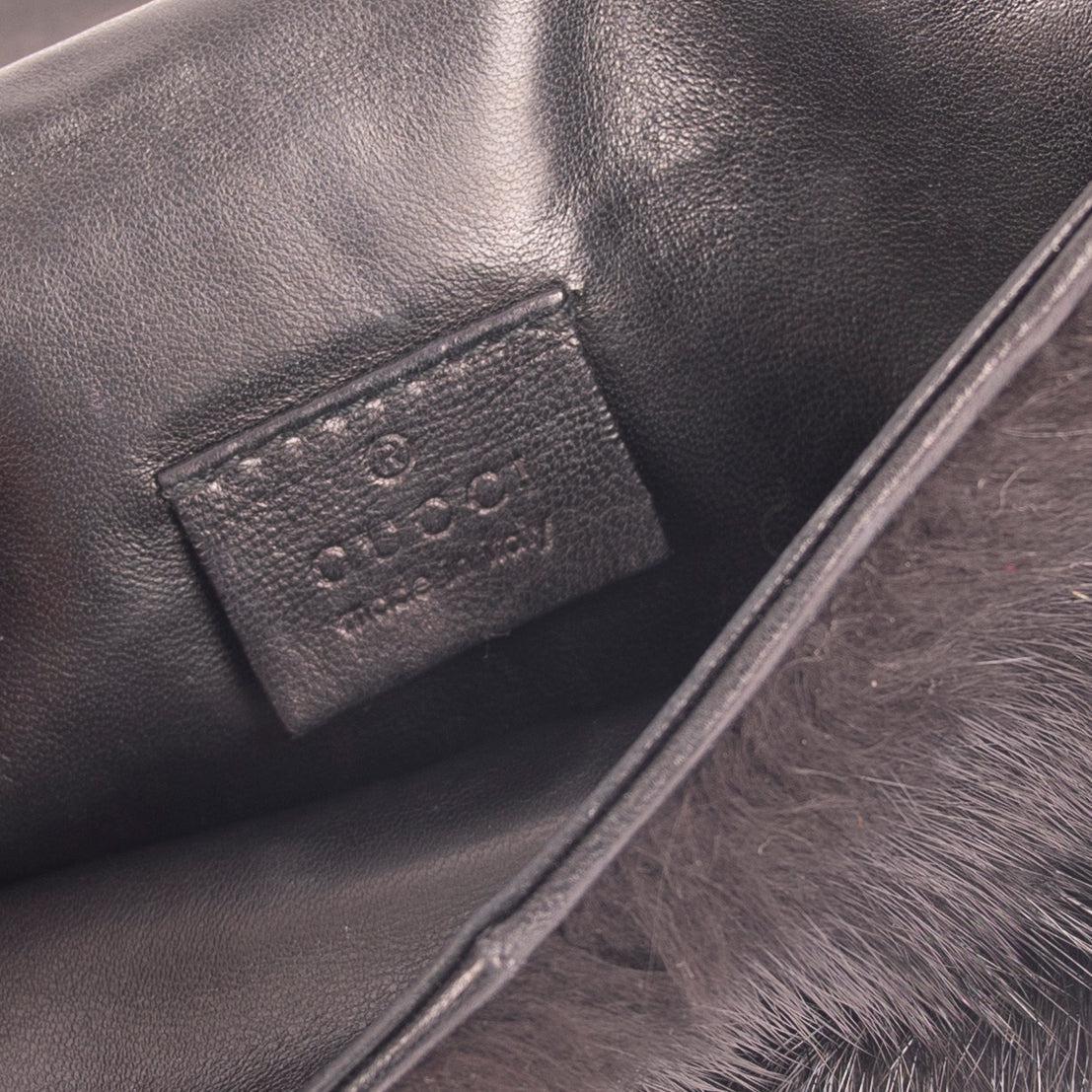 Gucci Mink Jewel Dragon Clutch w/ Box