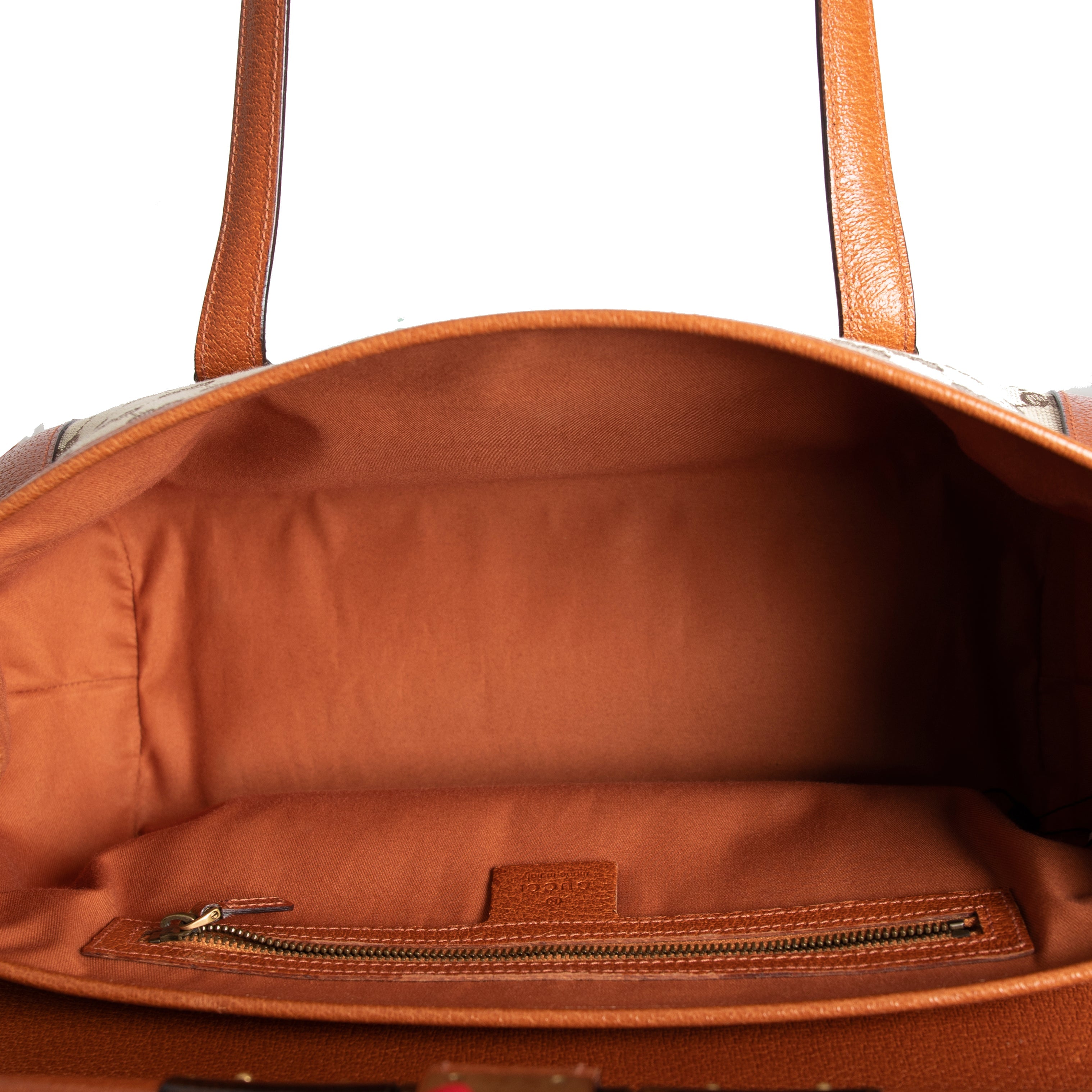 Gucci Monogram Bamboo Bullet Satchel