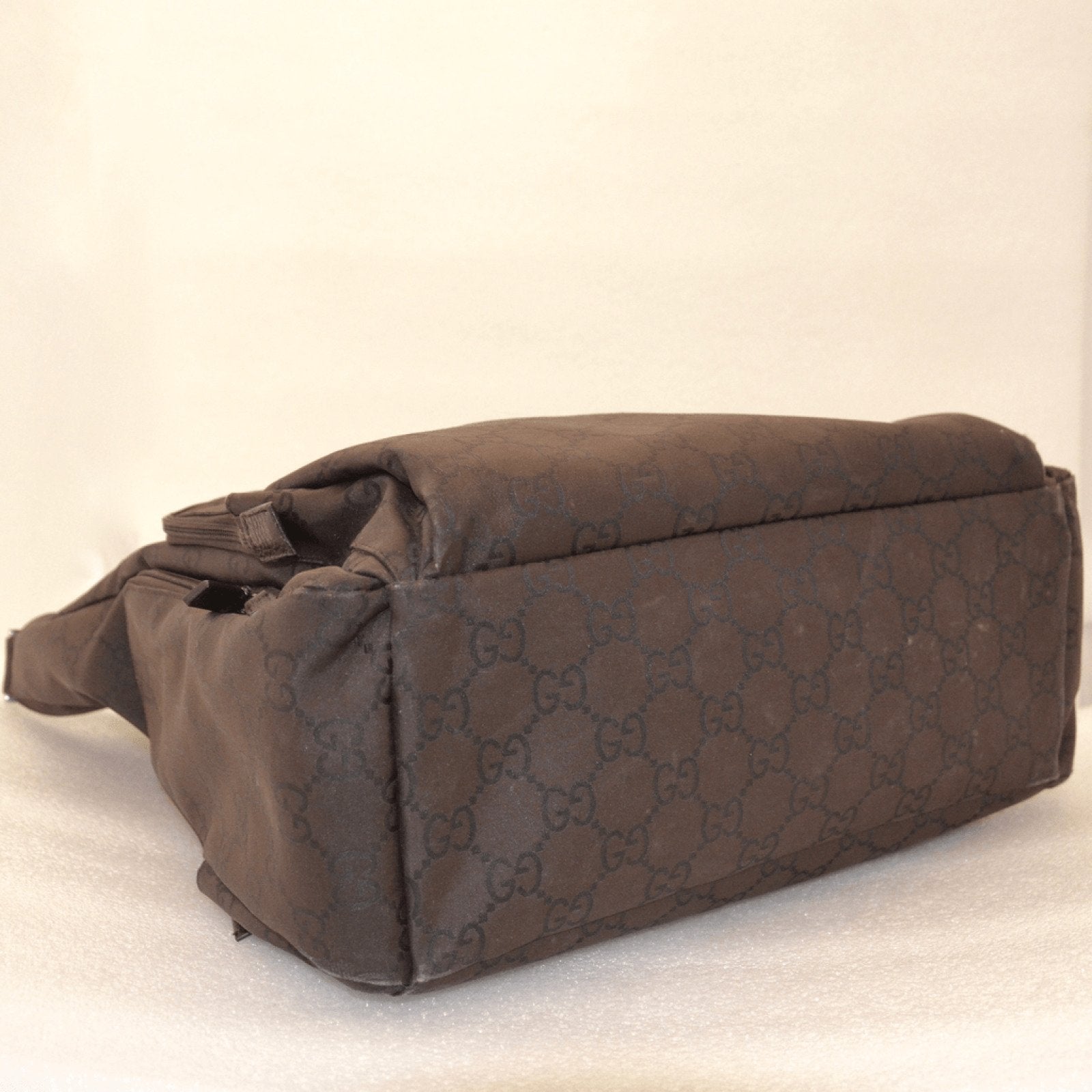 Gucci Monogram Nylon Utility Diaper Bag