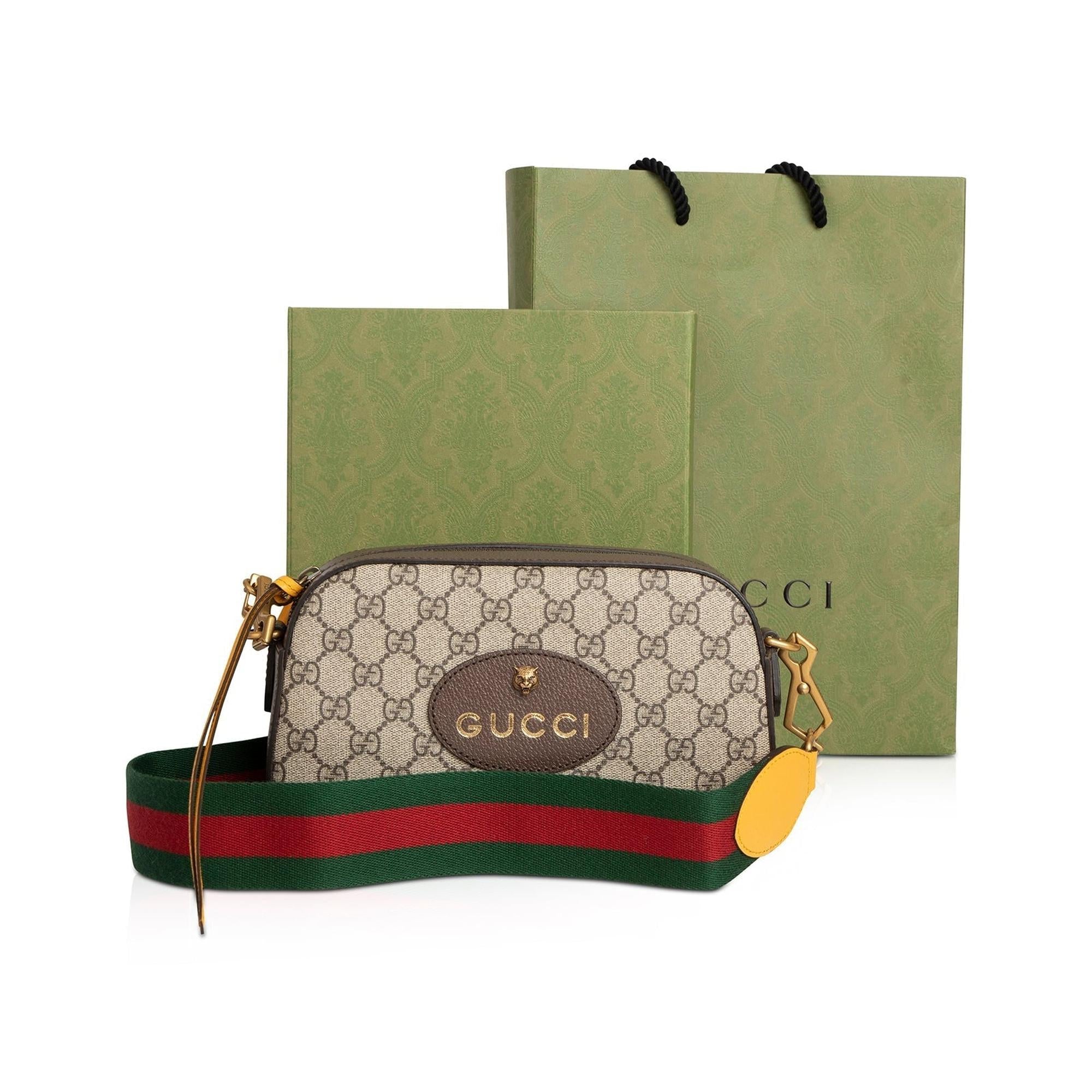 Gucci Neo Vintage GG Supreme Messenger Bag w/ Box