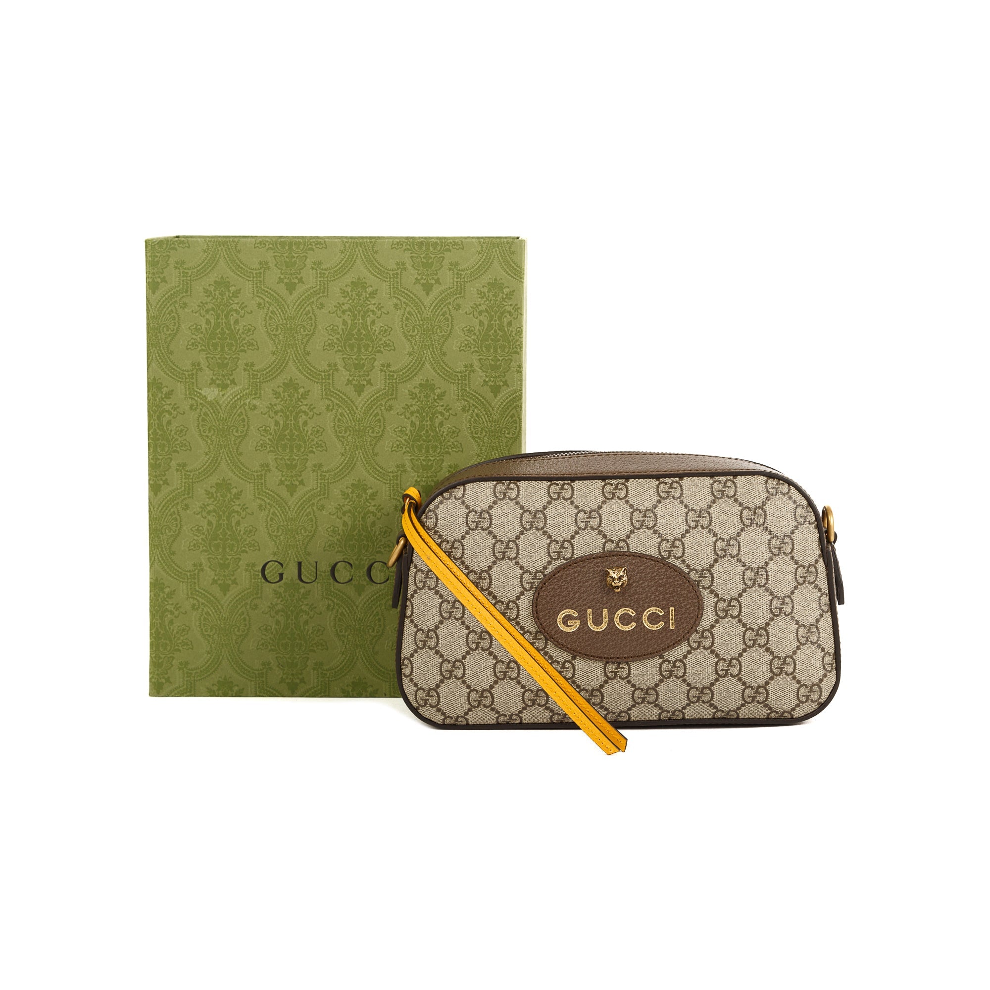 その他 GUCCI Gucci Black Pebbled Leather Interlocking Top Handle Bag | Yoogi's