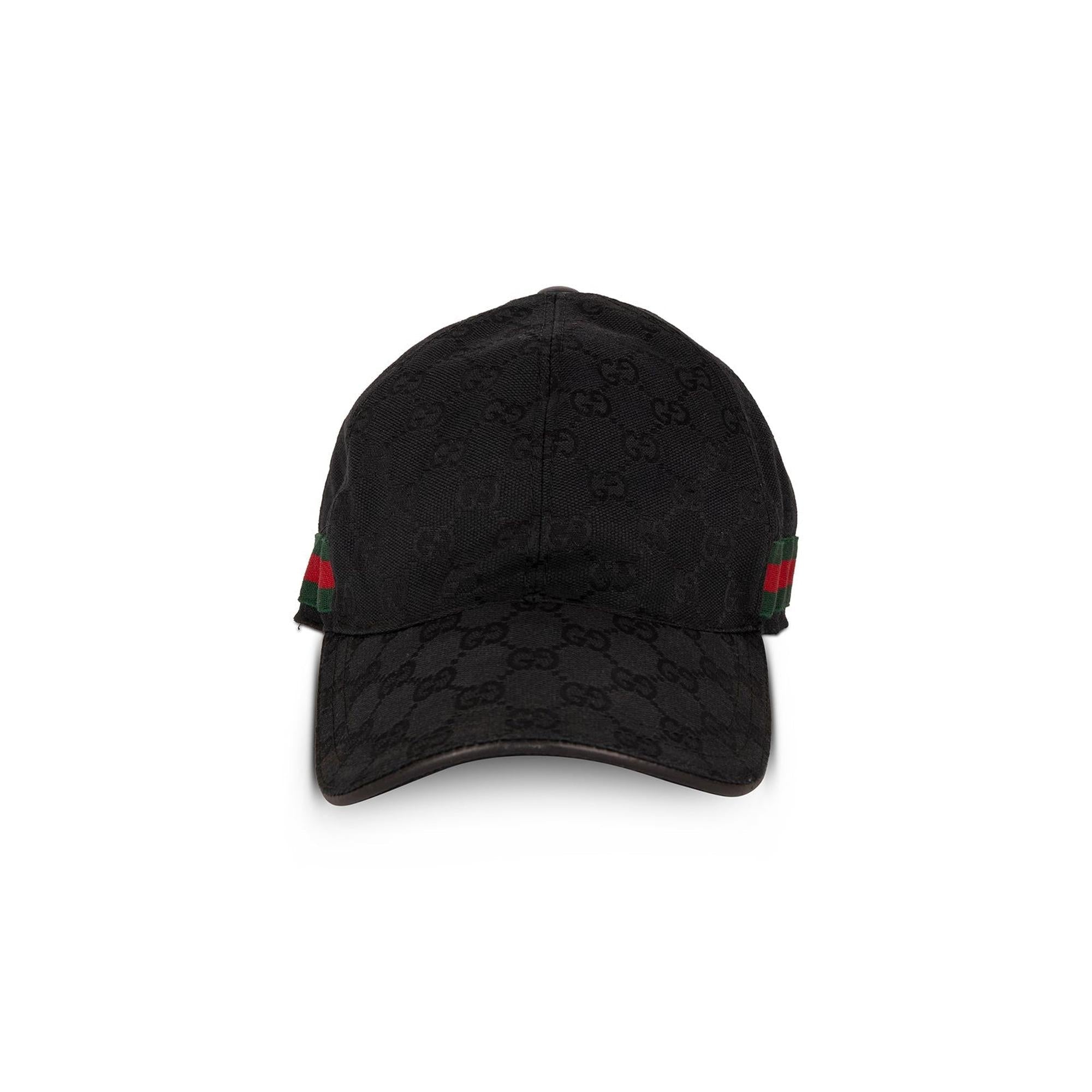 Gucci Original GG Canvas Baseball Hat with Web