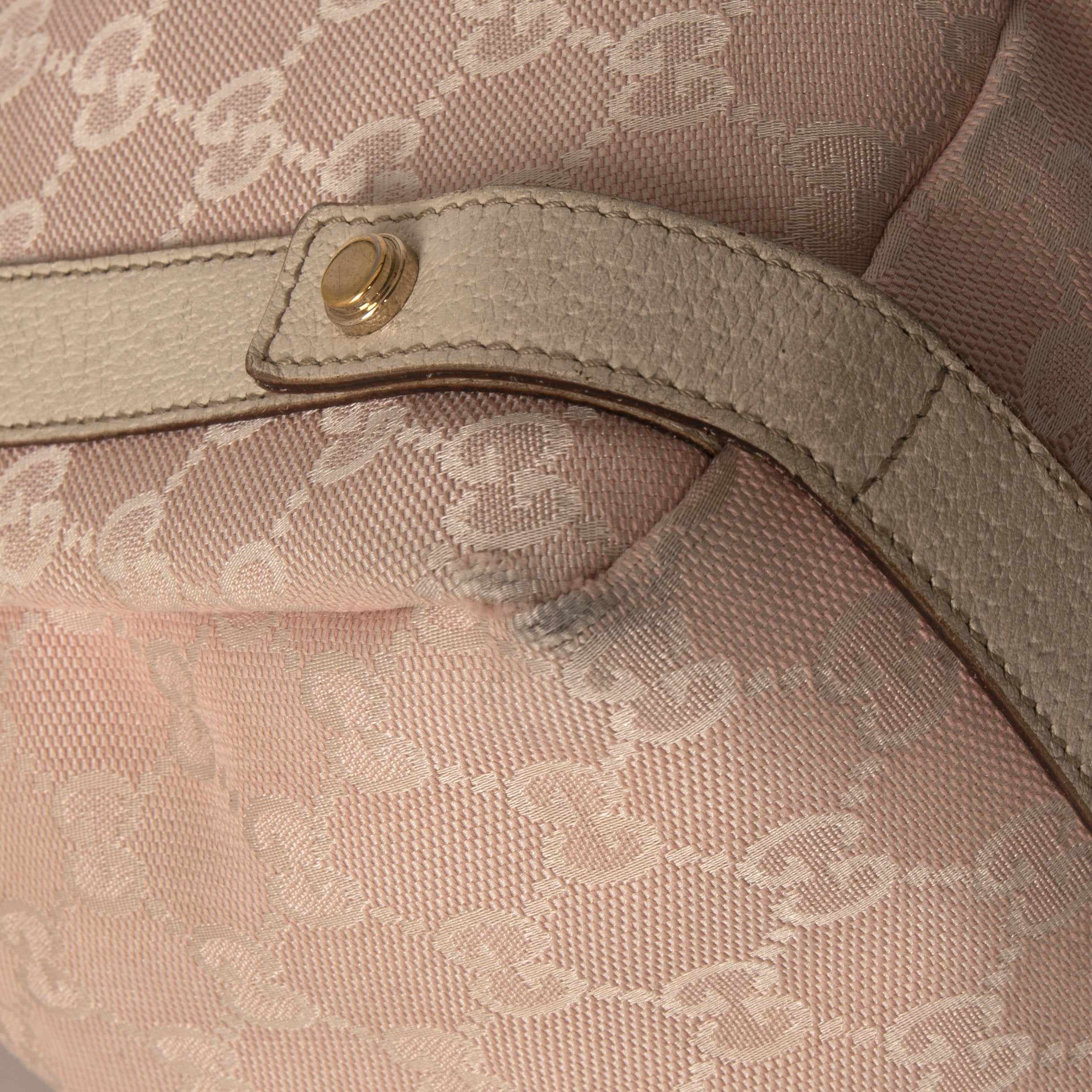 Gucci Pink Medium GG Canvas Abbey Shoulder Bag