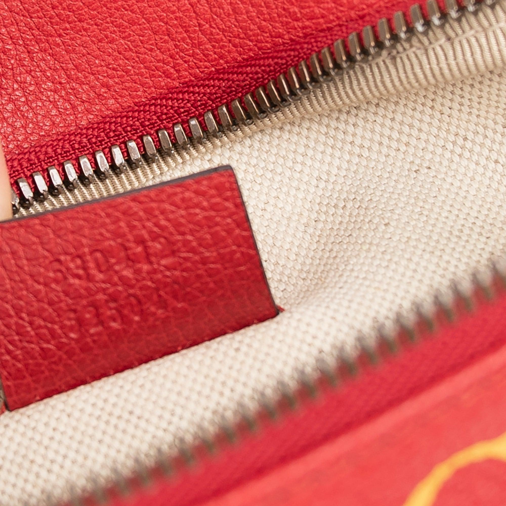 Gucci Print Leather Belt Bag