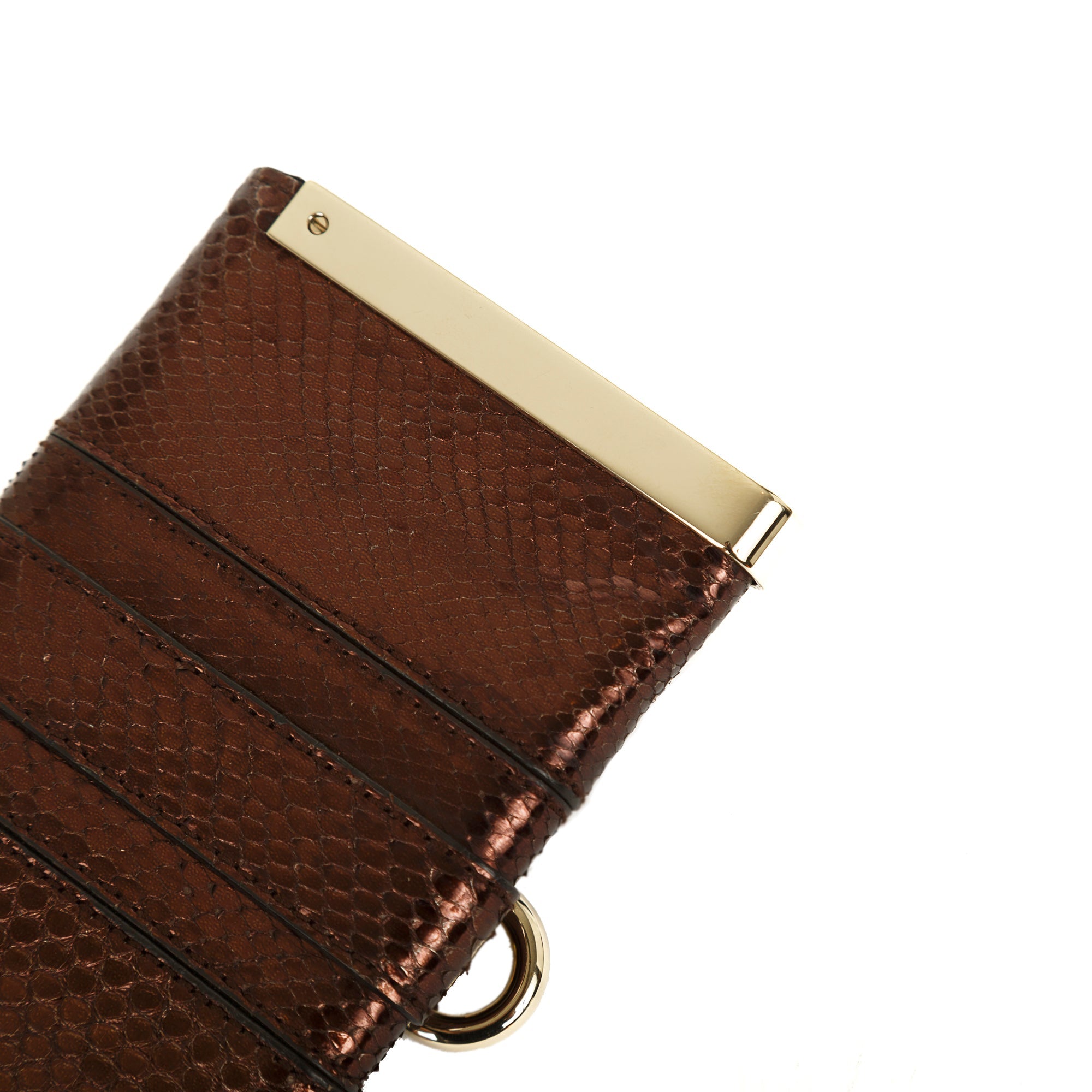 Gucci Python Bow Clutch