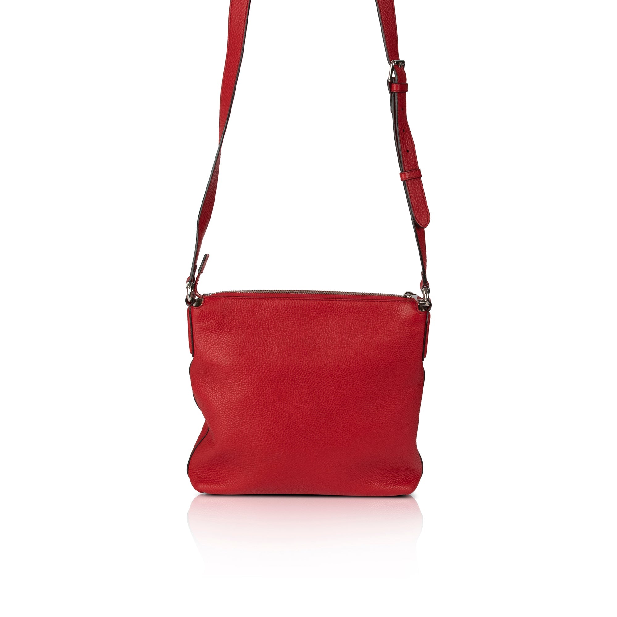 Gucci Red Soho Medium Messenger Bag w/ Box