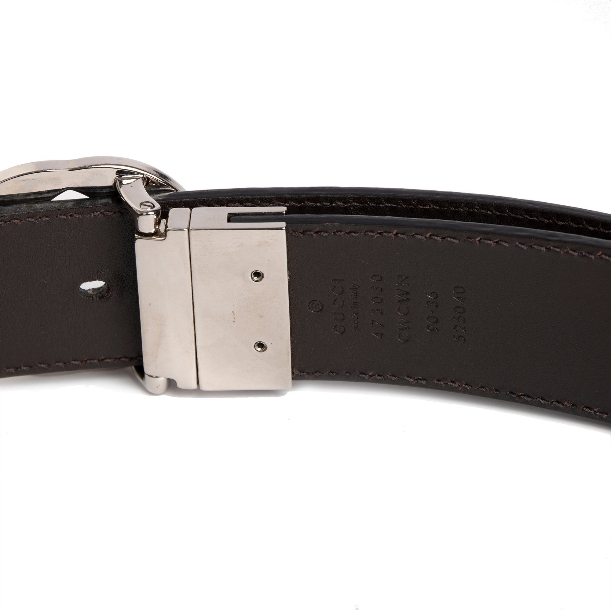 Gucci Reversible Gucci Signature Belt w/ Box & Receipt