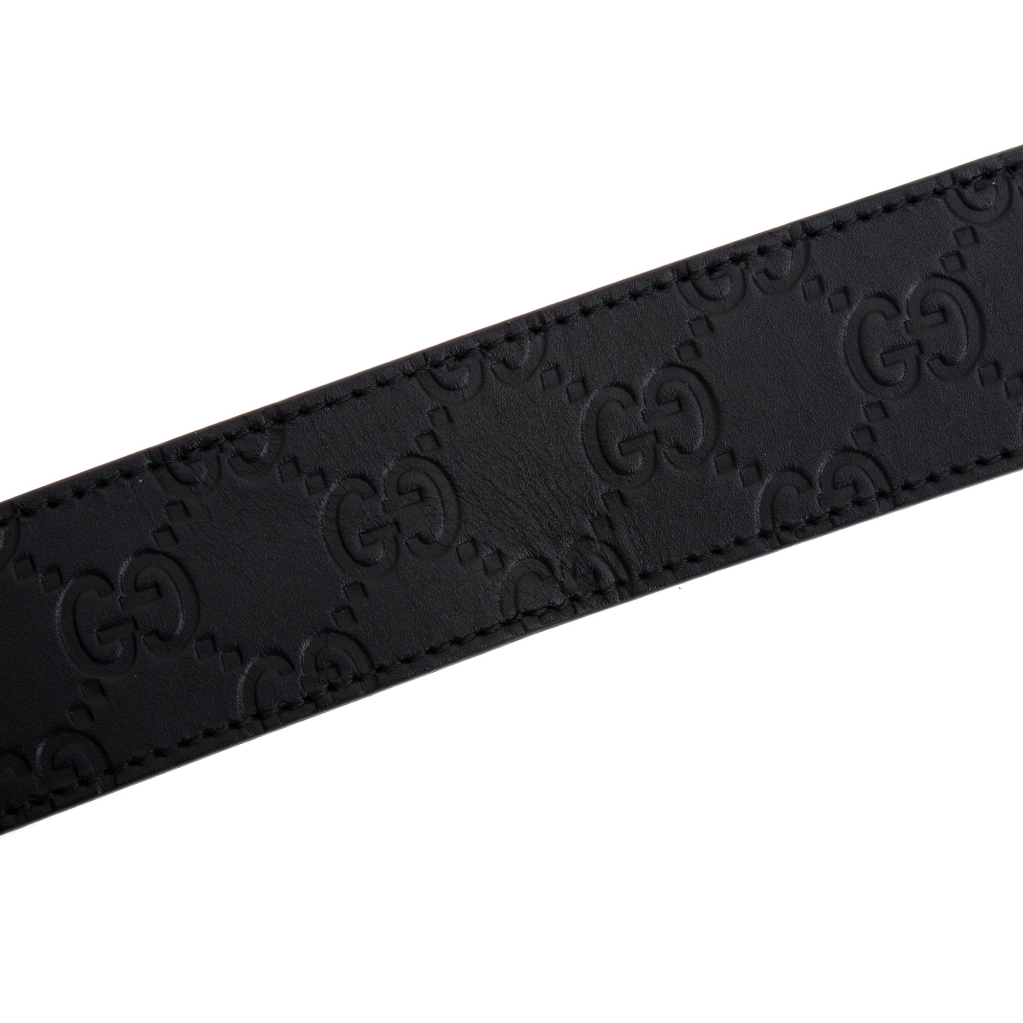 Gucci Reversible Gucci Signature Leather Belt w/ Box