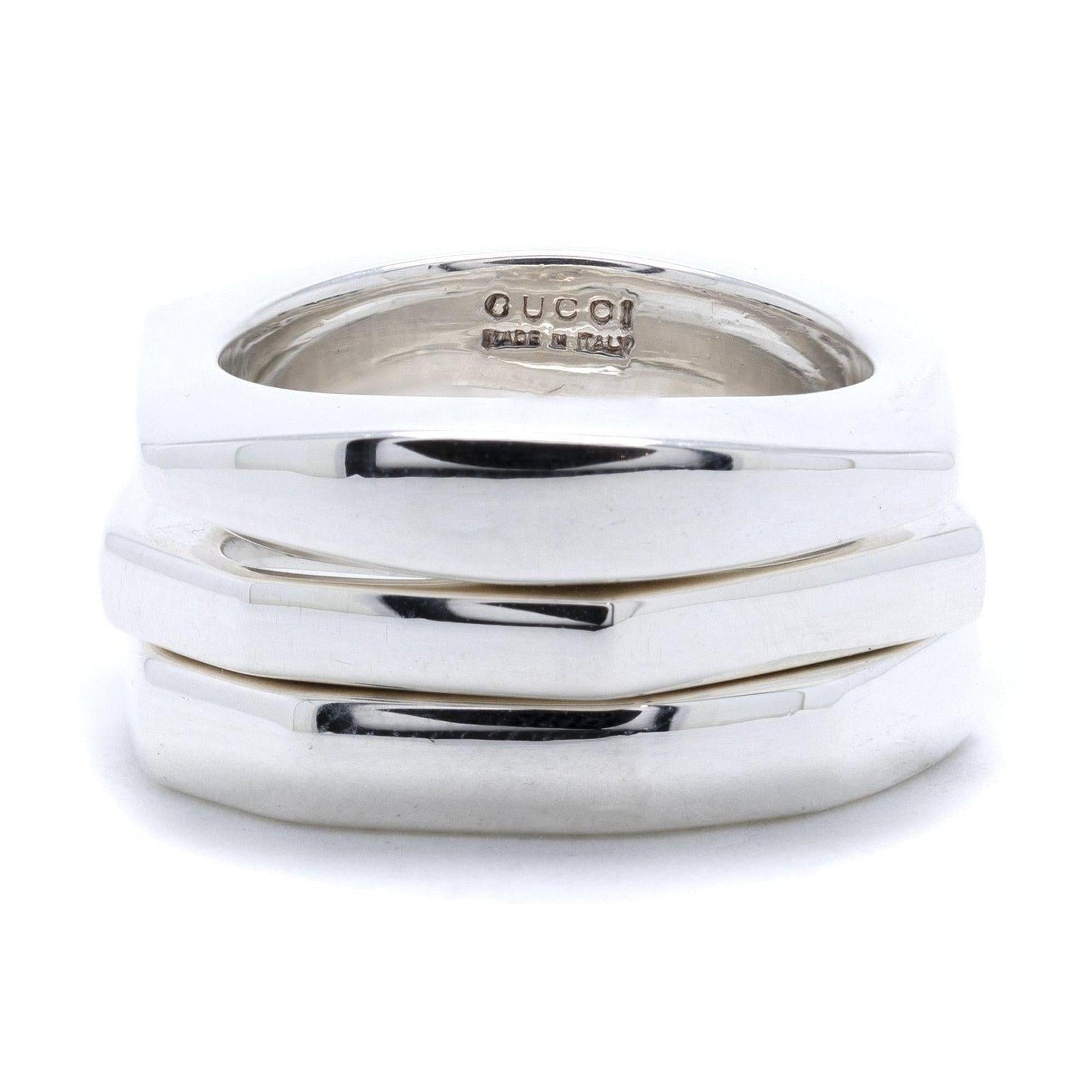 Gucci Set of Three Stackable Bands
