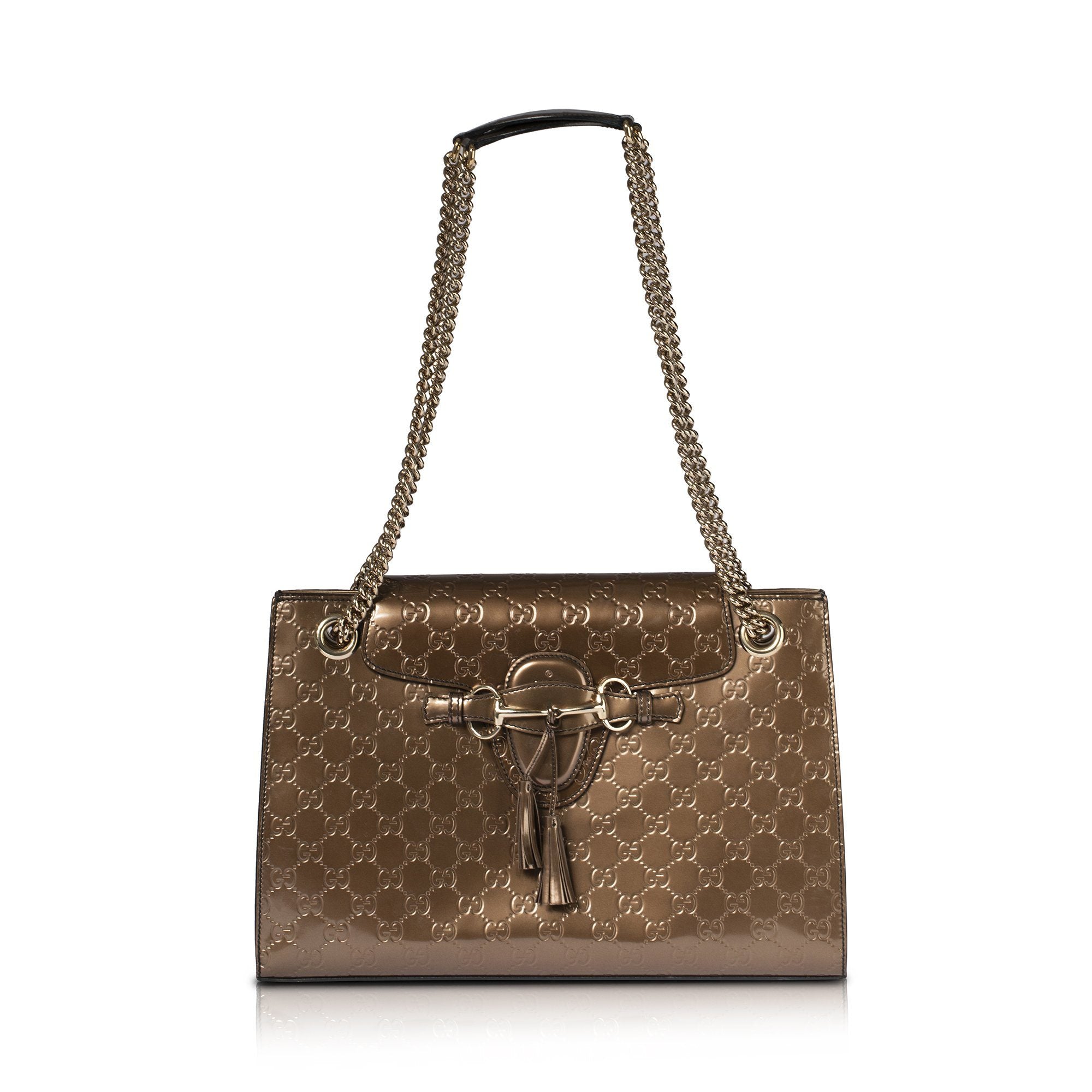 Gucci Signature Large Emily Chain Shoulder Bag