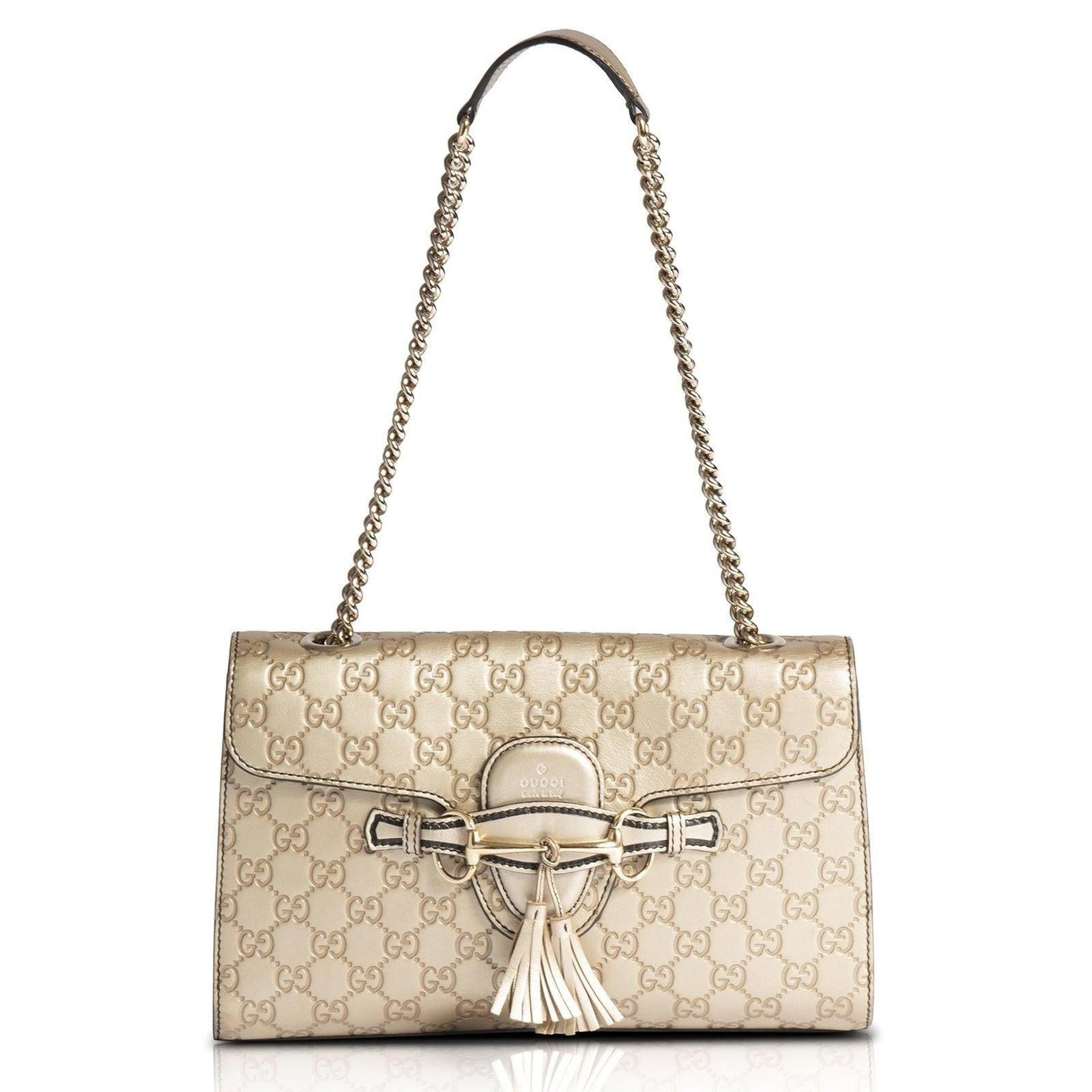 Gucci Signature Medium Emily Chain Shoulder Bag