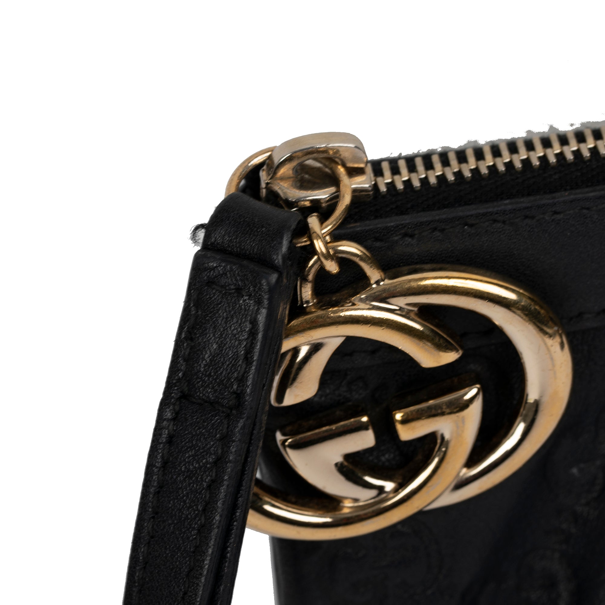 Gucci Signature New Britt Wristlet w/ Box