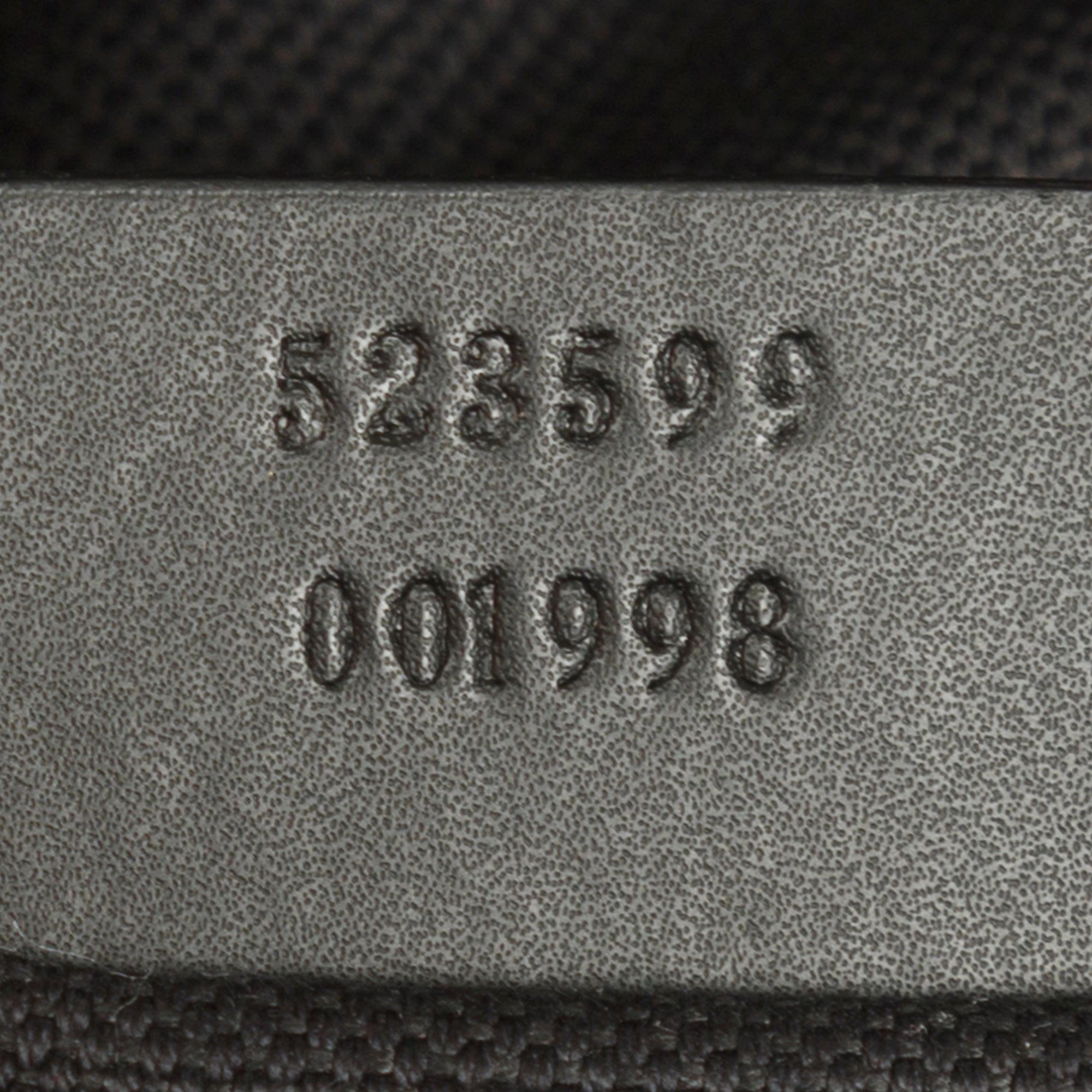 Gucci Small Black GG Supreme Messenger Bag