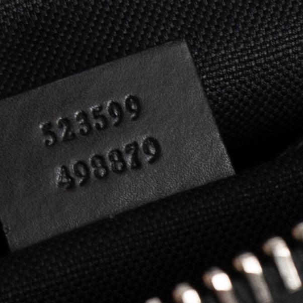 Gucci Small Black GG Supreme Messenger Bag