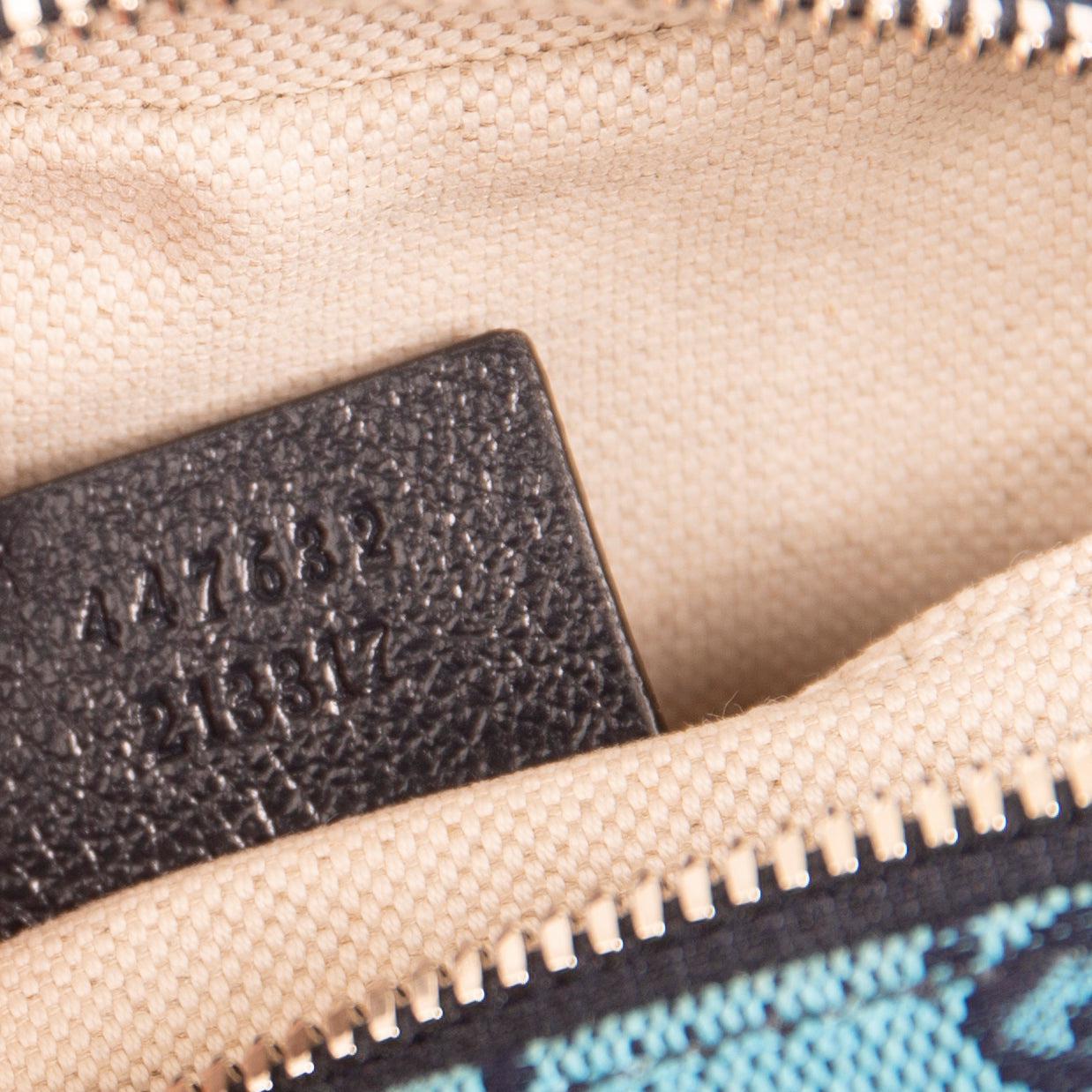 Gucci Small Diagonal GG Canvas Marmont Matelasse Shoulder Bag