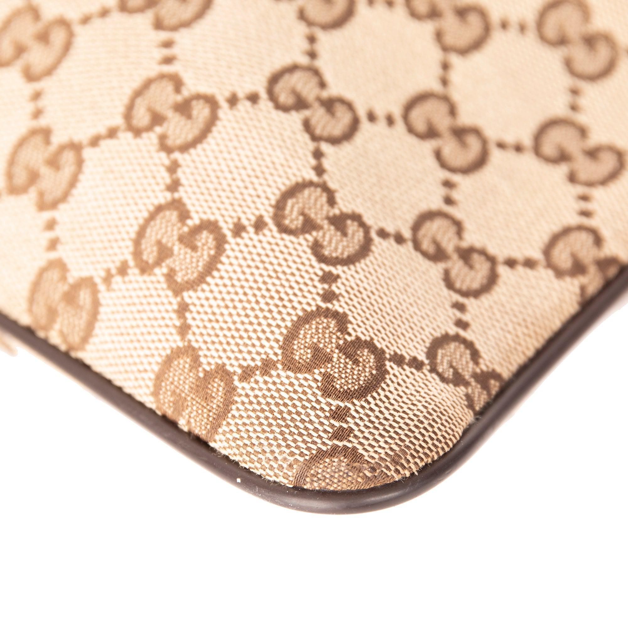 Gucci Small GG Canvas Web Crossbody Bag