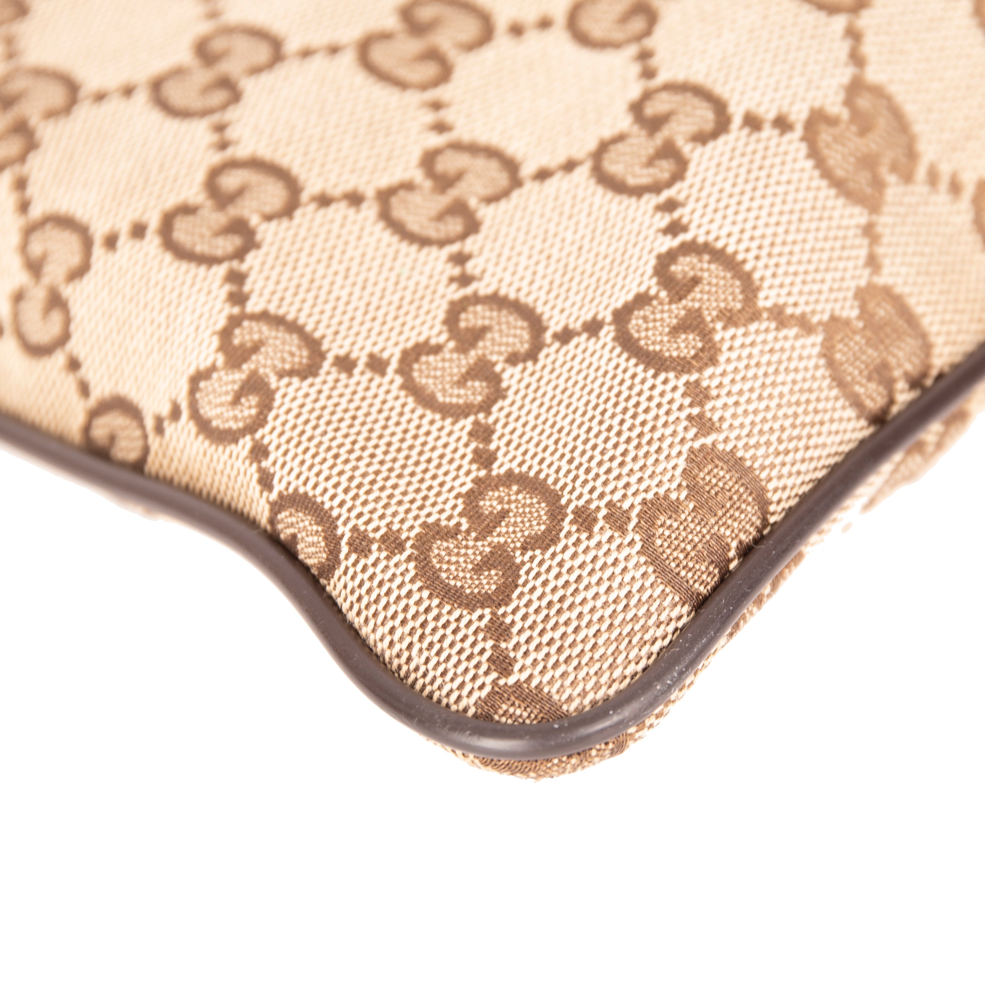 Gucci Small GG Canvas Web Crossbody Bag