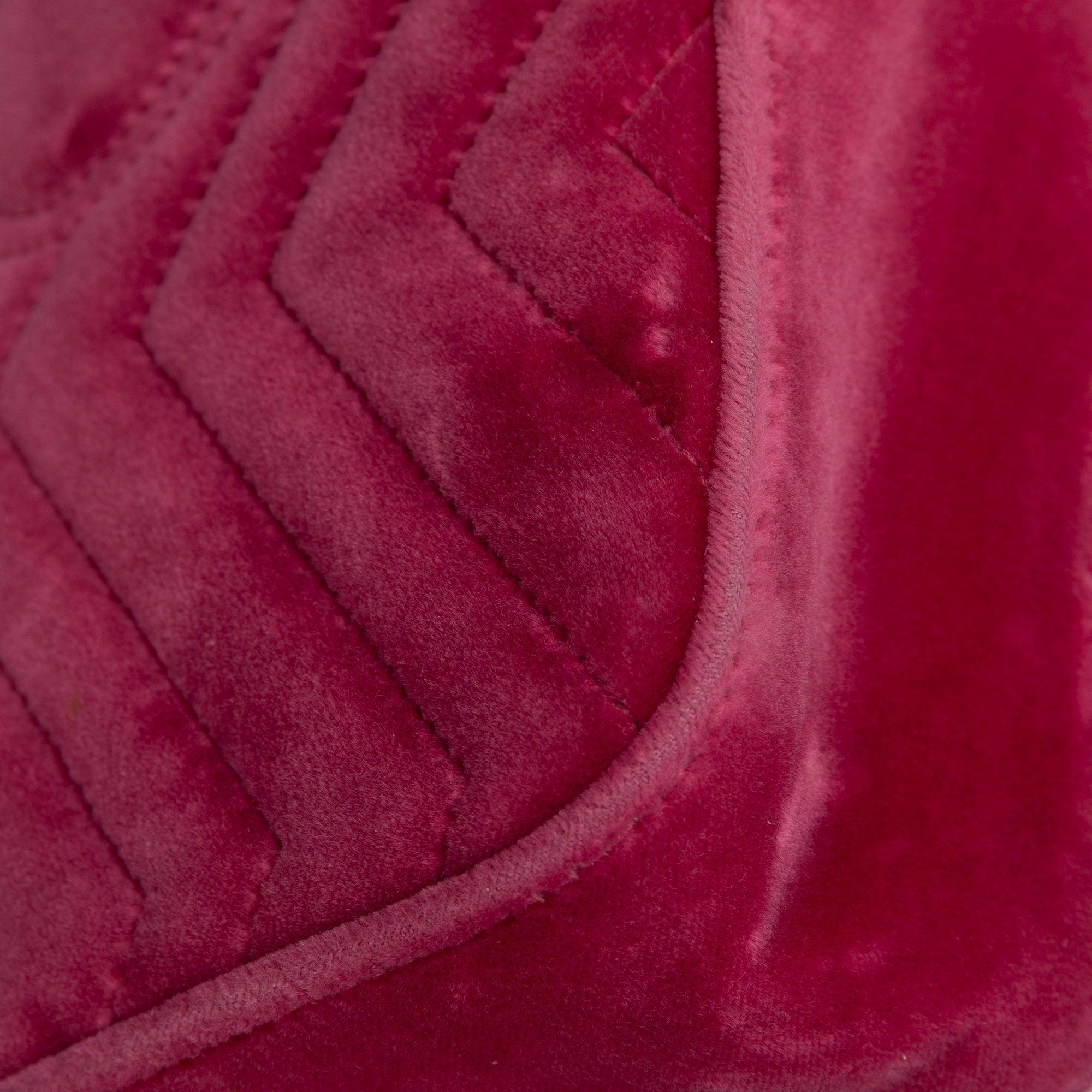 Gucci Small GG Marmont Matelasse Velvet Shoulder Bag