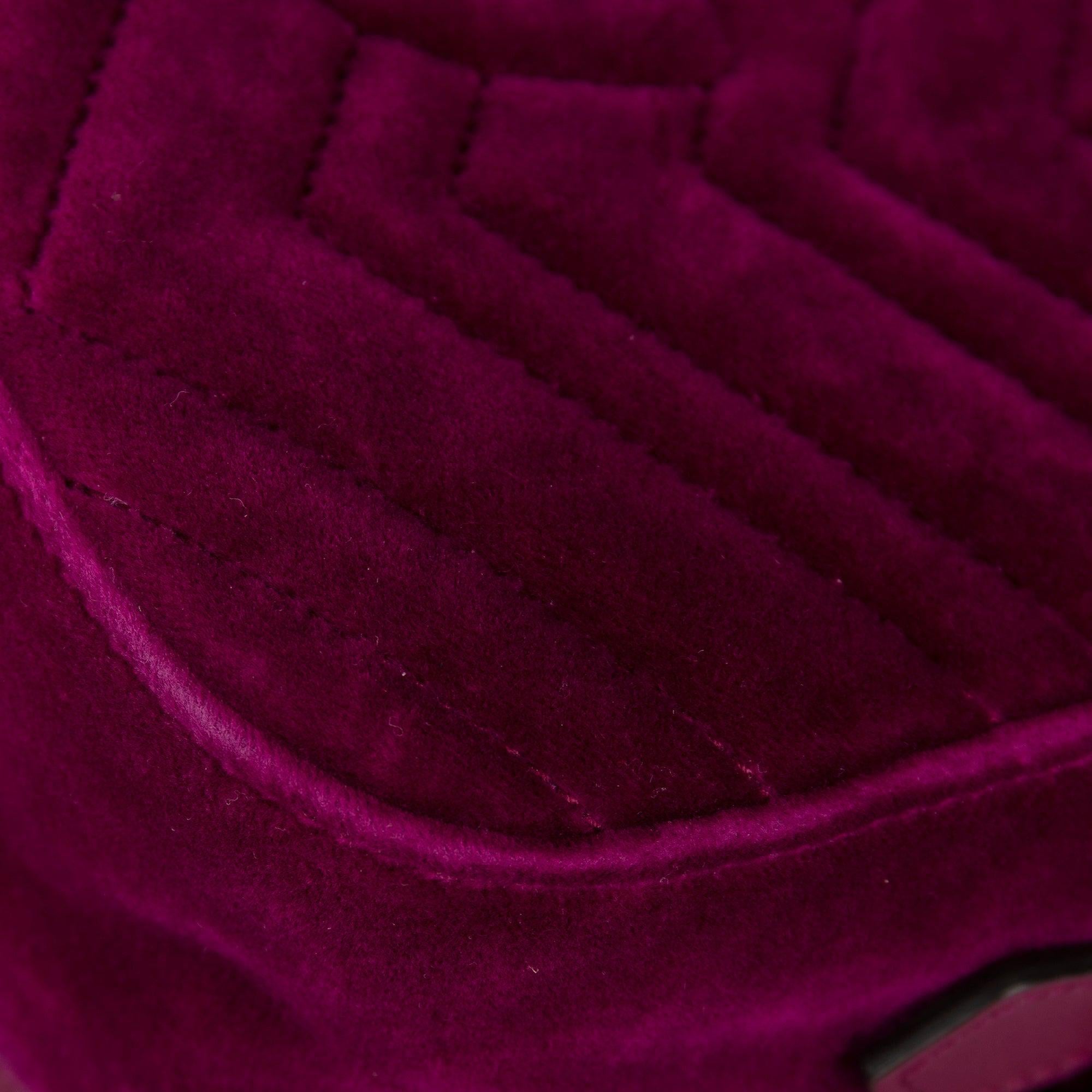 Gucci Small GG Marmont Matelasse Velvet Shoulder Bag