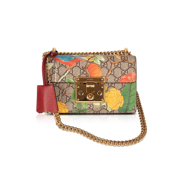 Gucci Small GG Supreme Tian Padlock Shoulder Bag – OLIVER'S