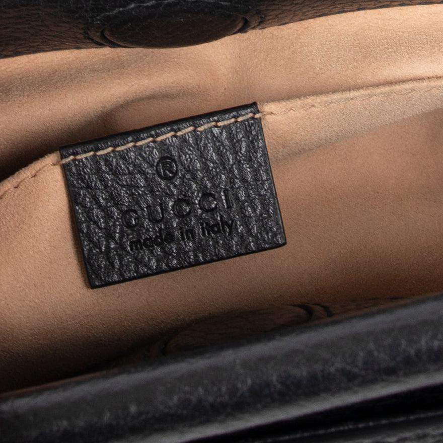 Gucci Small Nymphaea Web Bamboo Top Handle Bag