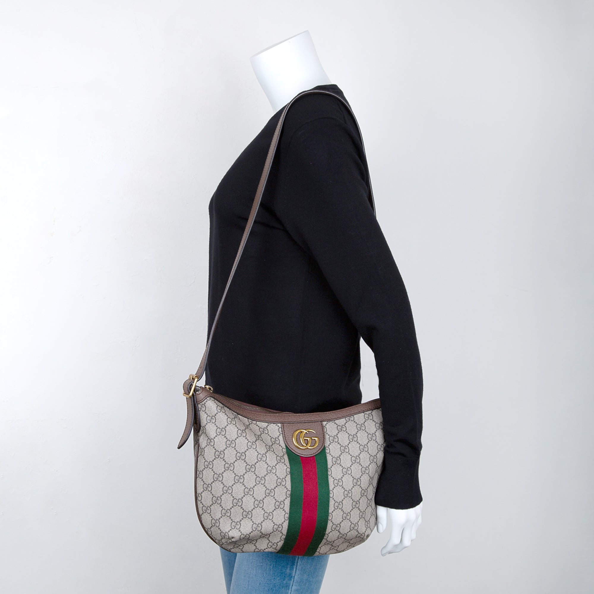 Gucci Small Ophidia GG Supreme Shoulder Bag w/ Box