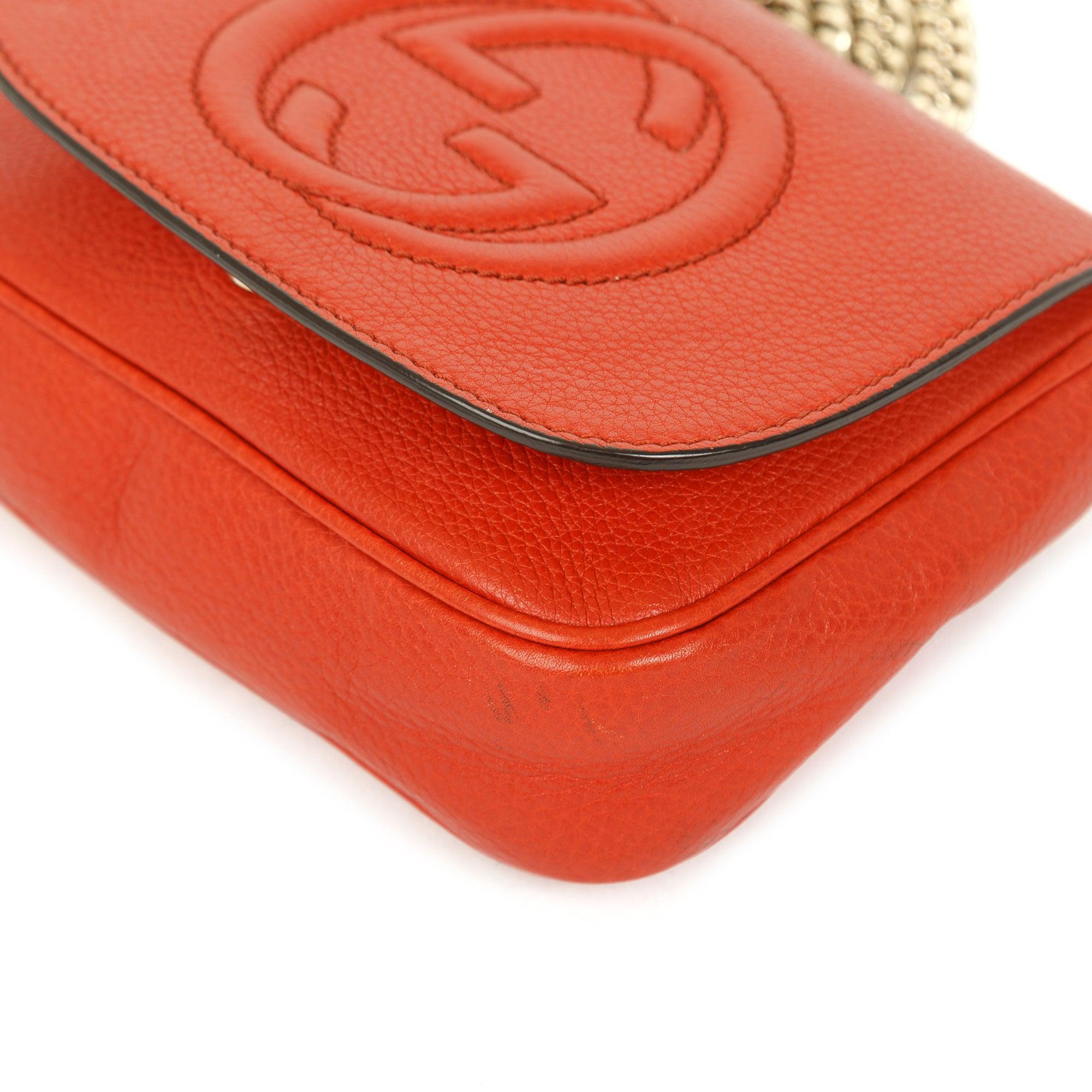 Gucci Small Soho Chain Crossbody Flap Bag